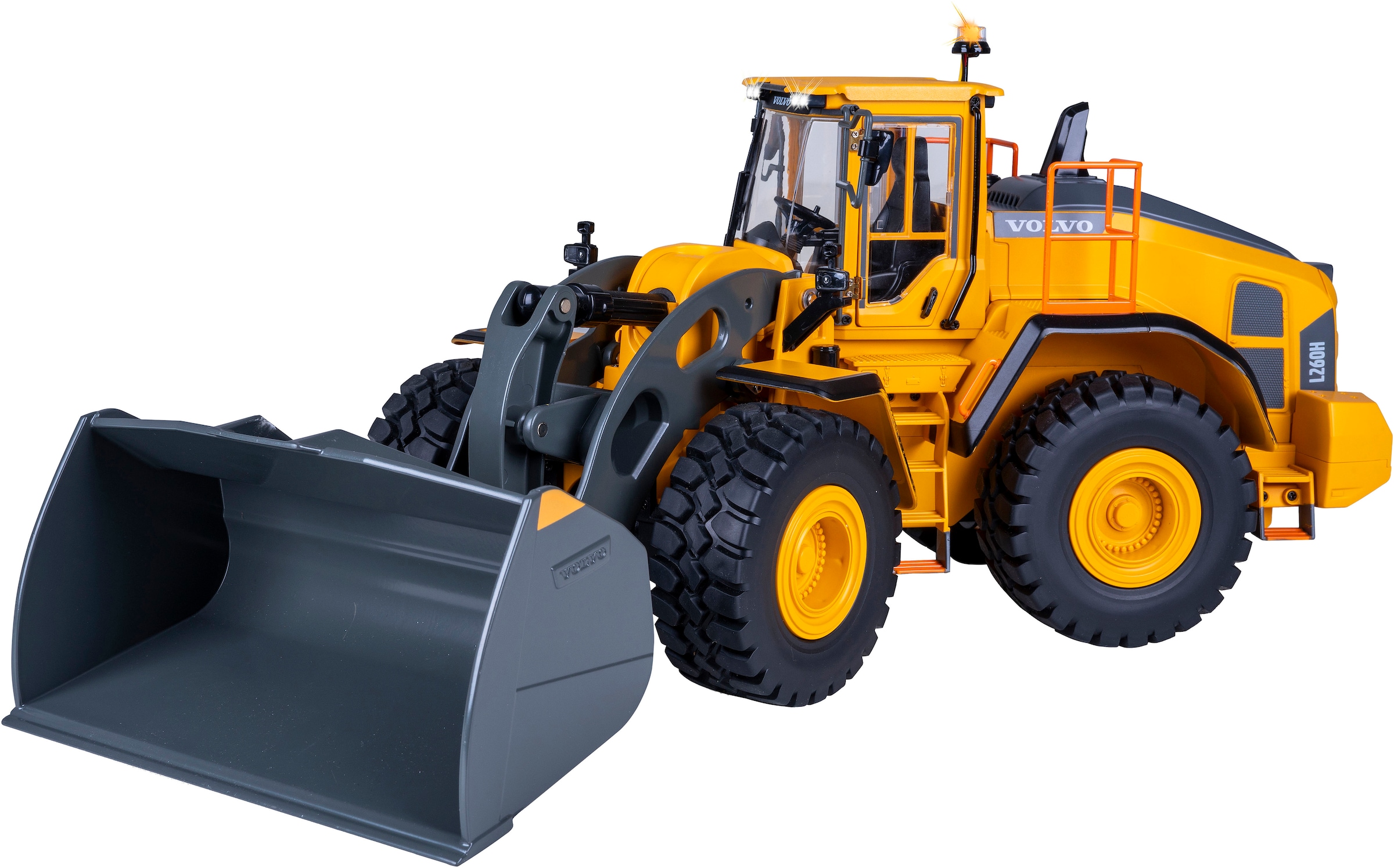 Jamara RC-Bagger »Radlader Volvo L260H Metal 2,4GHz«, LED-Licht; Maßstab 1:14