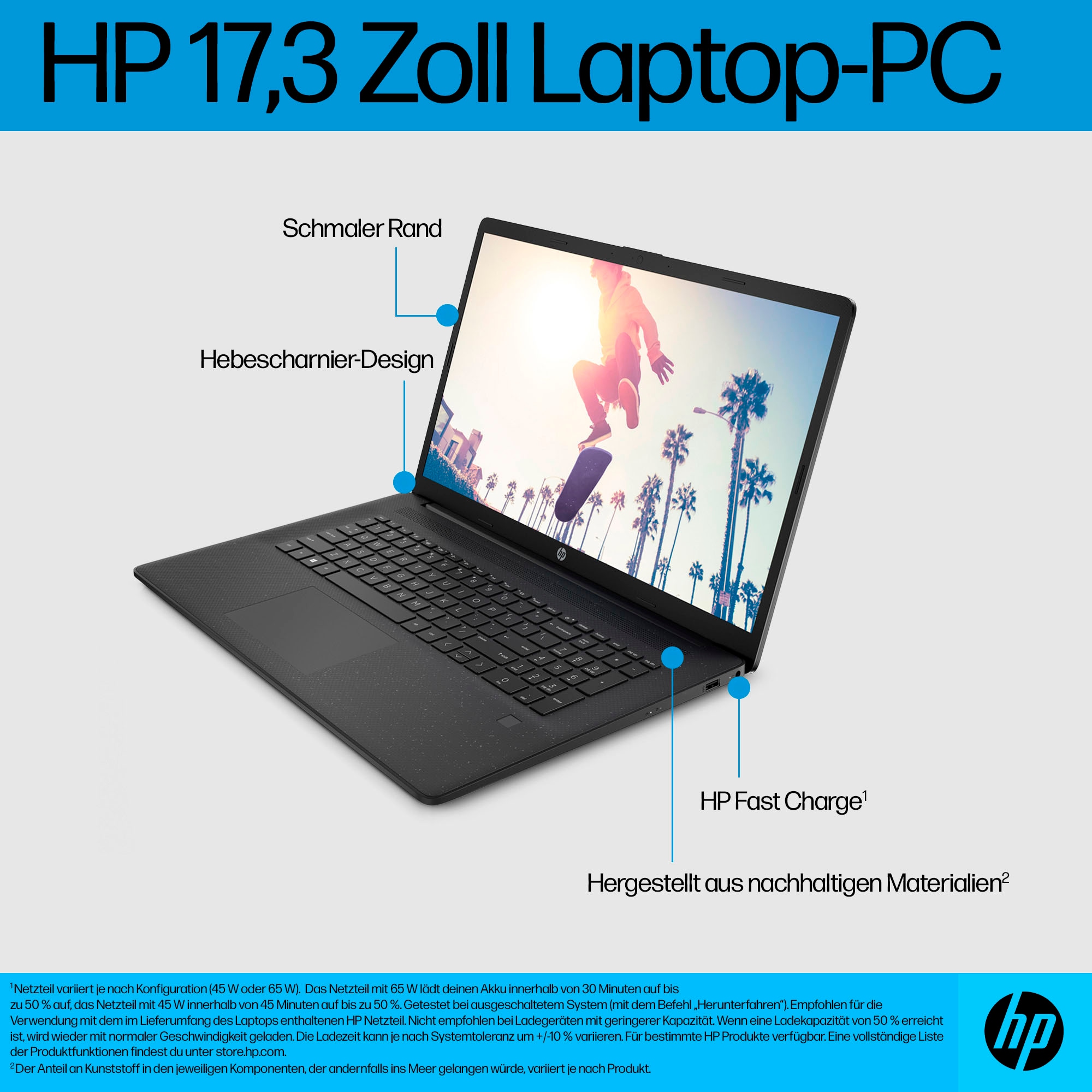 HP Notebook »17-cn3041ng Jet Black«