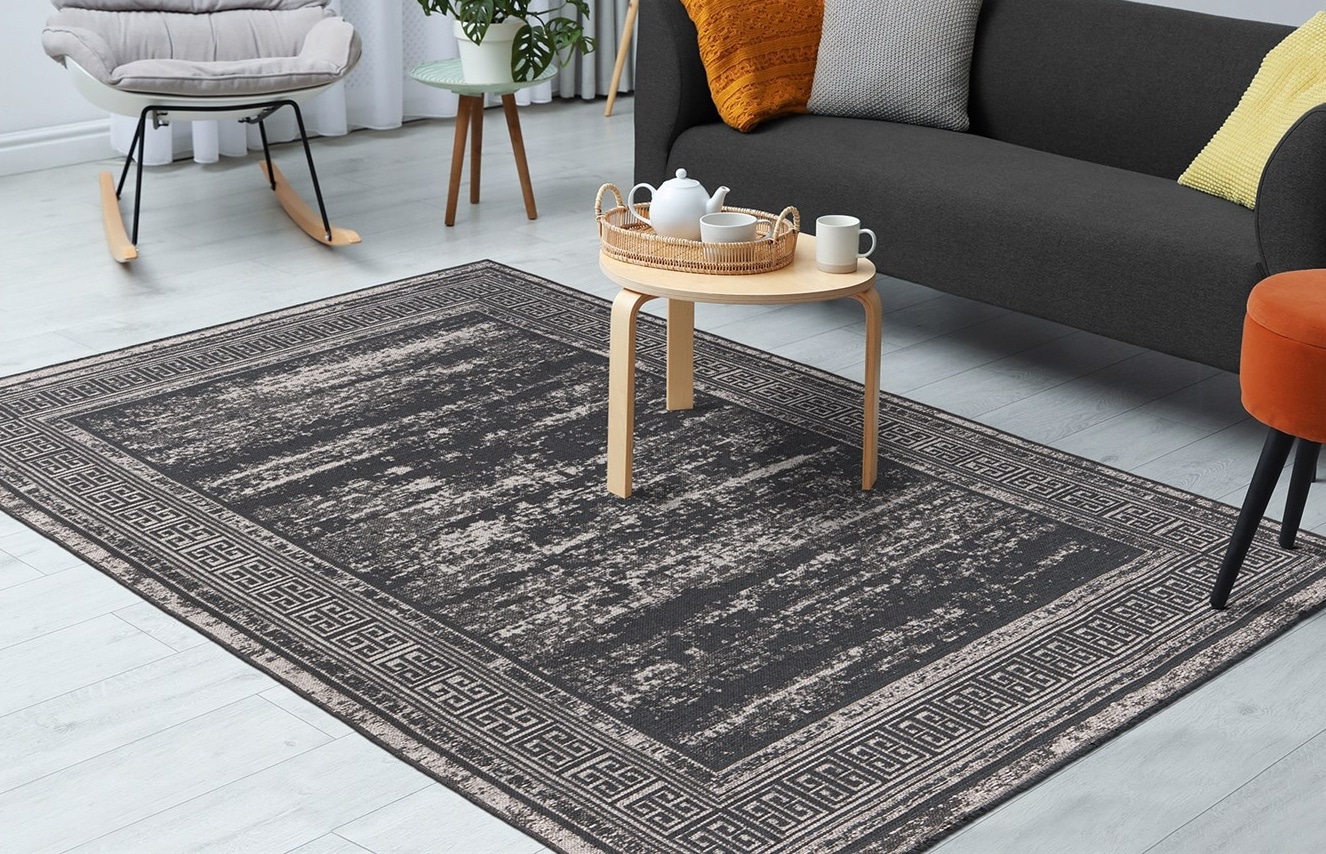 Kayoom Teppich »Kalevi 300«, rechteckig, 8 mm Höhe, Flachgewebe günstig online kaufen