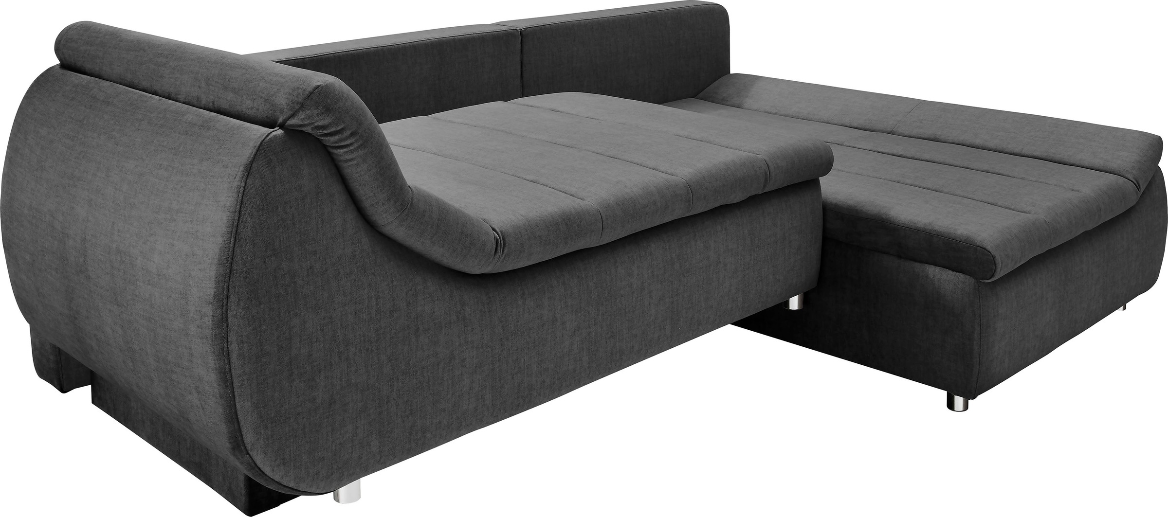 INOSIGN Ecksofa »Imola elegant und modern, aktuelle Steppung im Sitz, bequem, L-Form«, auch mit Bettfunktion und Bettkasten