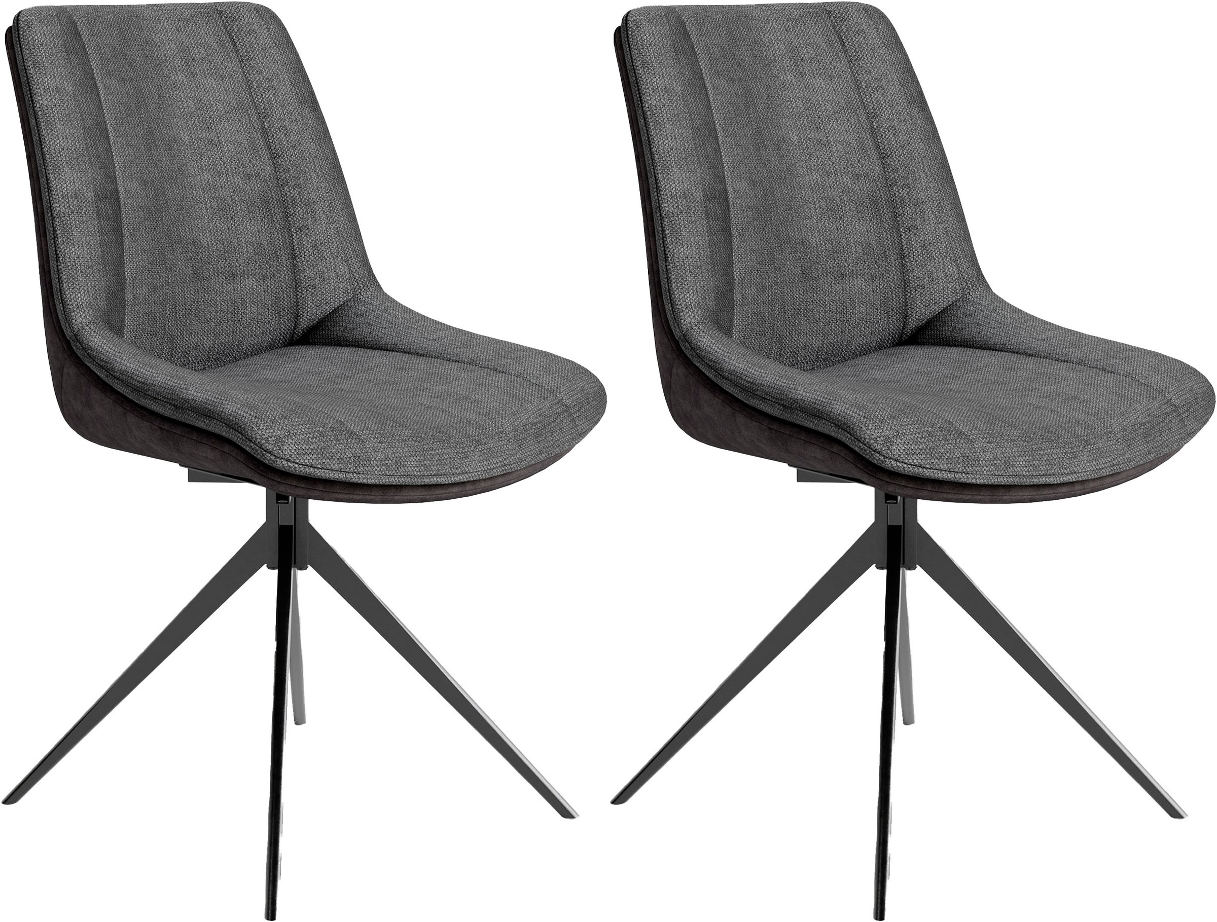 byLIVING Esszimmerstuhl »Phoenix 2er-Set«, (Set), 2 St., Boucle-Microfaser, günstig online kaufen
