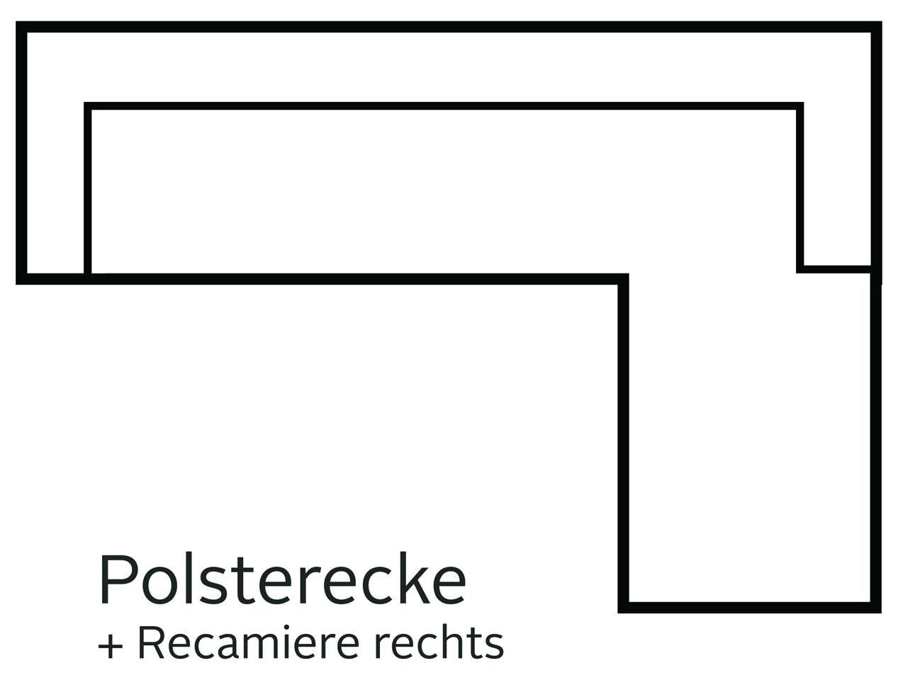 Home affaire Ecksofa »Hörnum L-Form«, wahlweise mit motorischer Relaxfunktion, mit verstellbarer Kopfstütze