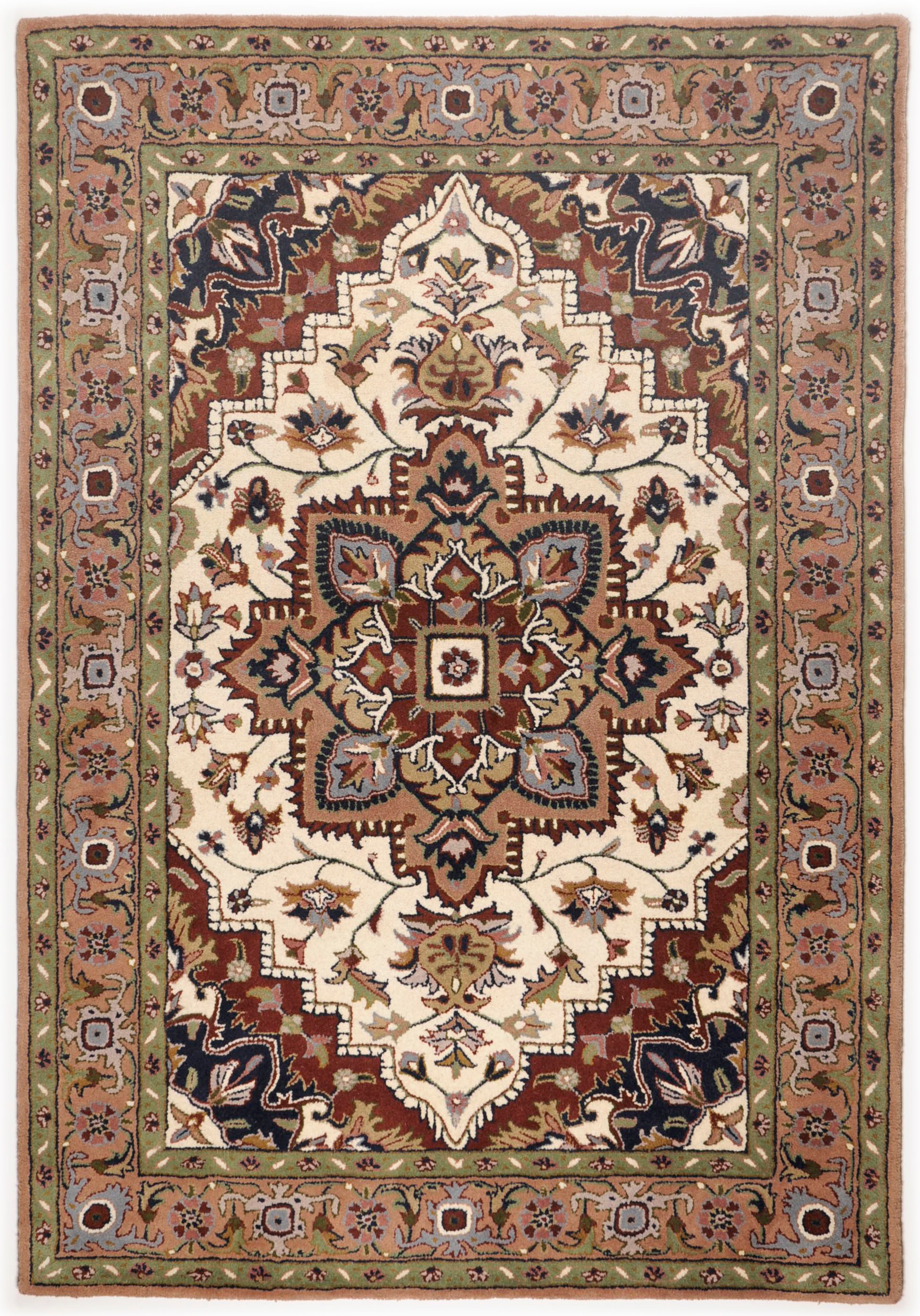 THEKO Wollteppich »Royal Heriz«, rund, 14 mm Höhe, reine Wolle, Orient-Opti günstig online kaufen