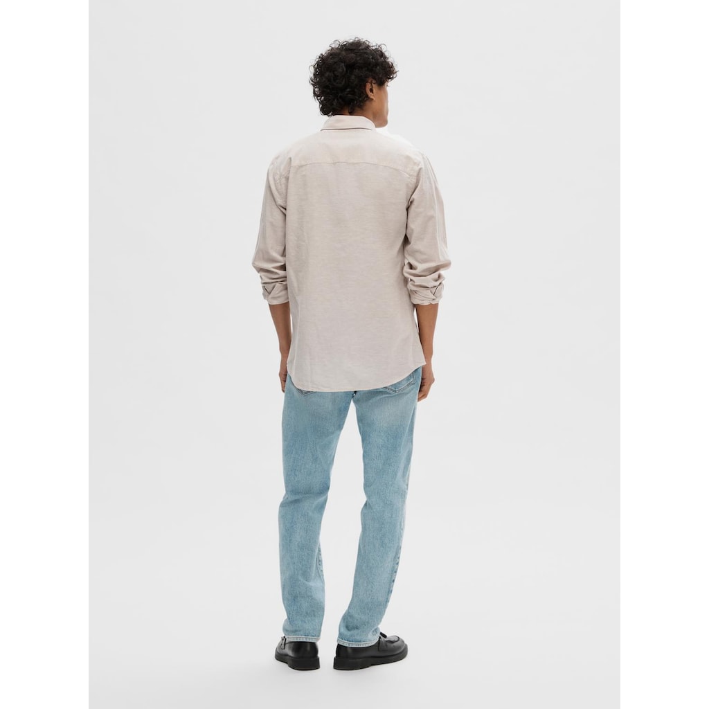 SELECTED HOMME Leinenhemd »NEW-LINEN SHIRT«