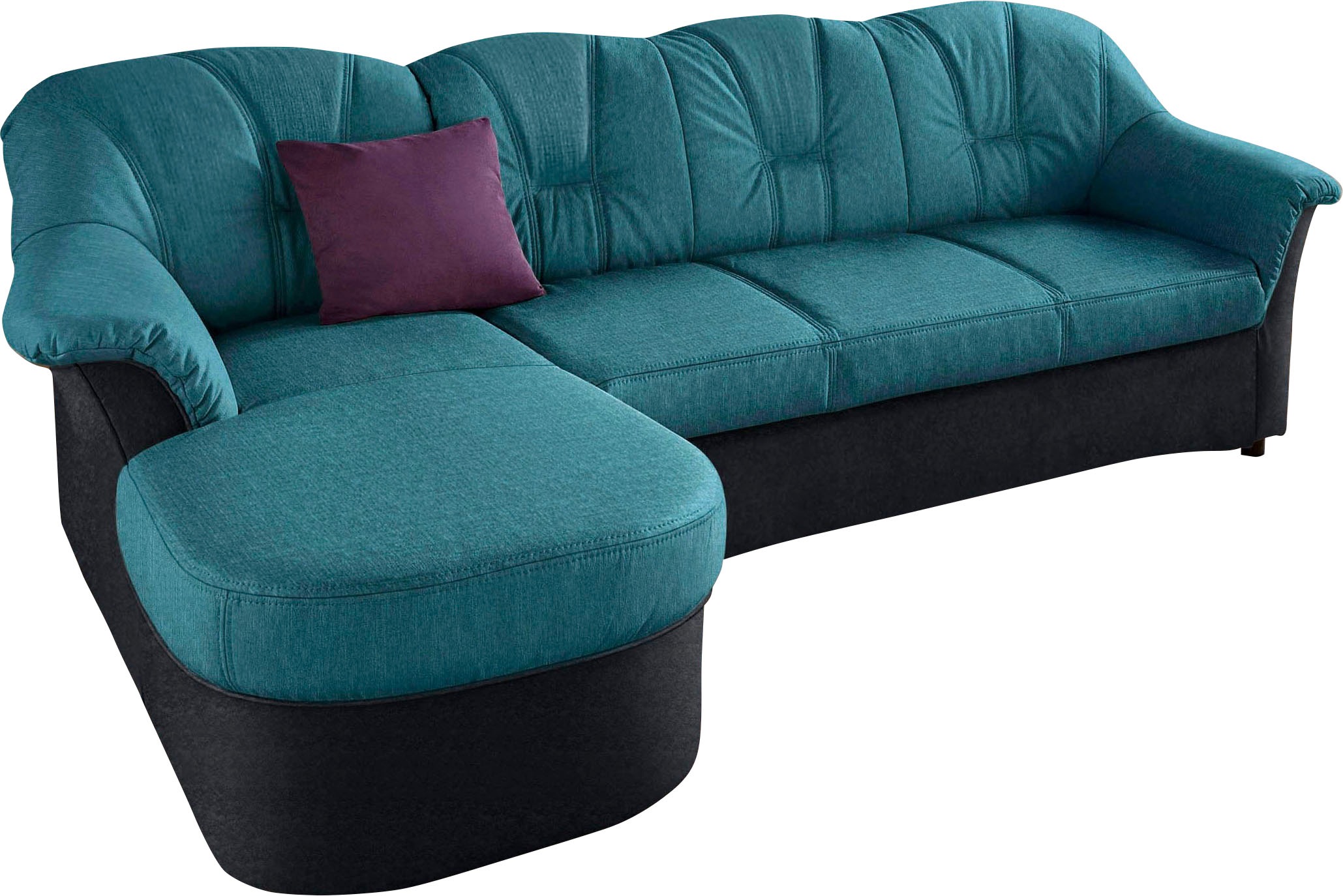 DOMO collection Ecksofa »Flores Schlafsofa, B/T/H: 233/142/86 cm, L-Form« w günstig online kaufen