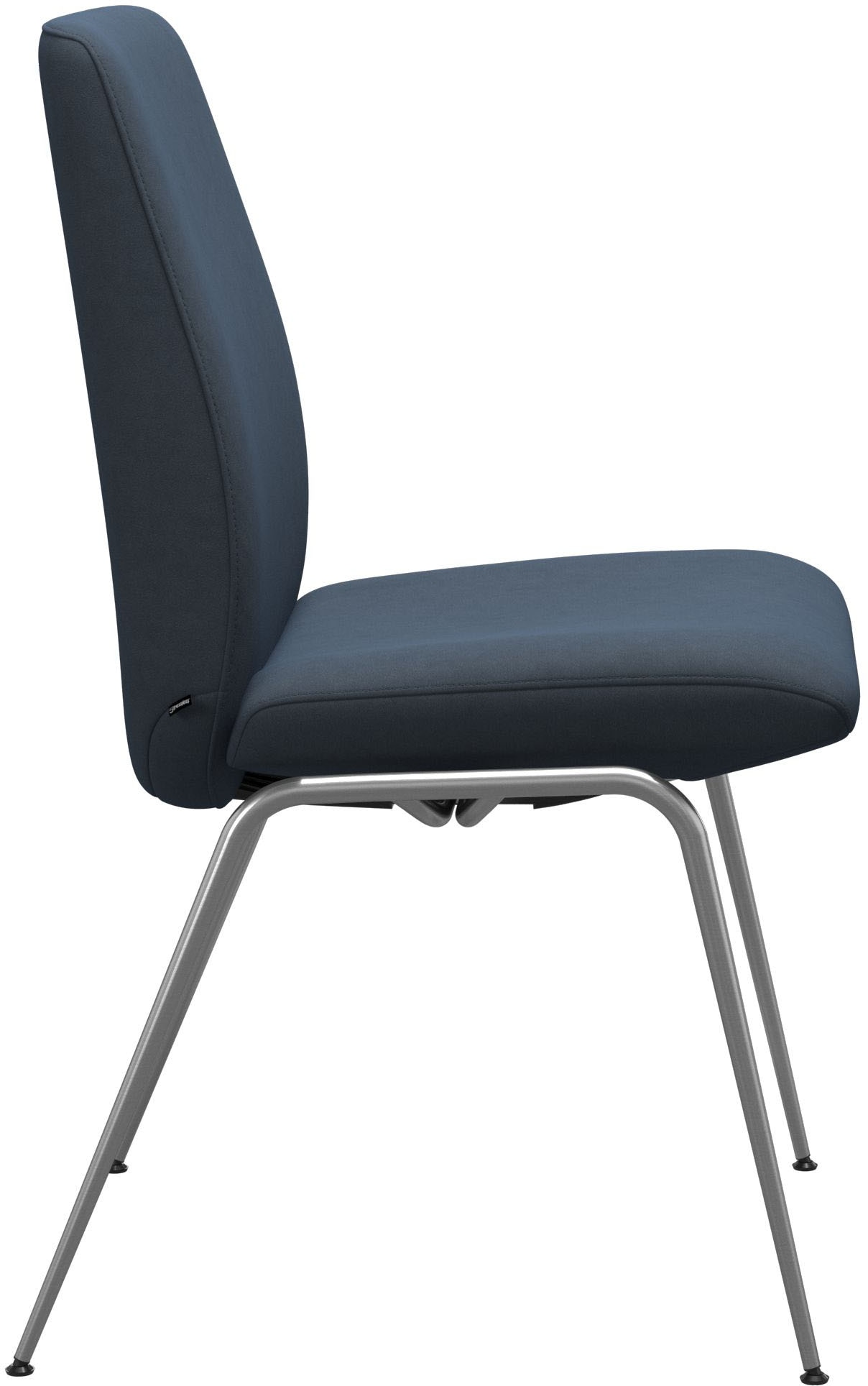 Stressless® Polsterstuhl »Laurel«, Microfaser DINAMICA, Low Back, Größe L, mit Beinen aus Stahl in Chrom glänzend
