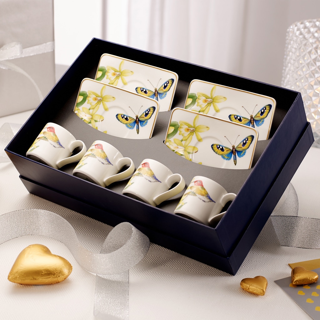 Villeroy & Boch Espressotasse »Mokka- / Espressotassen Amazonia 80 ml 6er Set bunt«