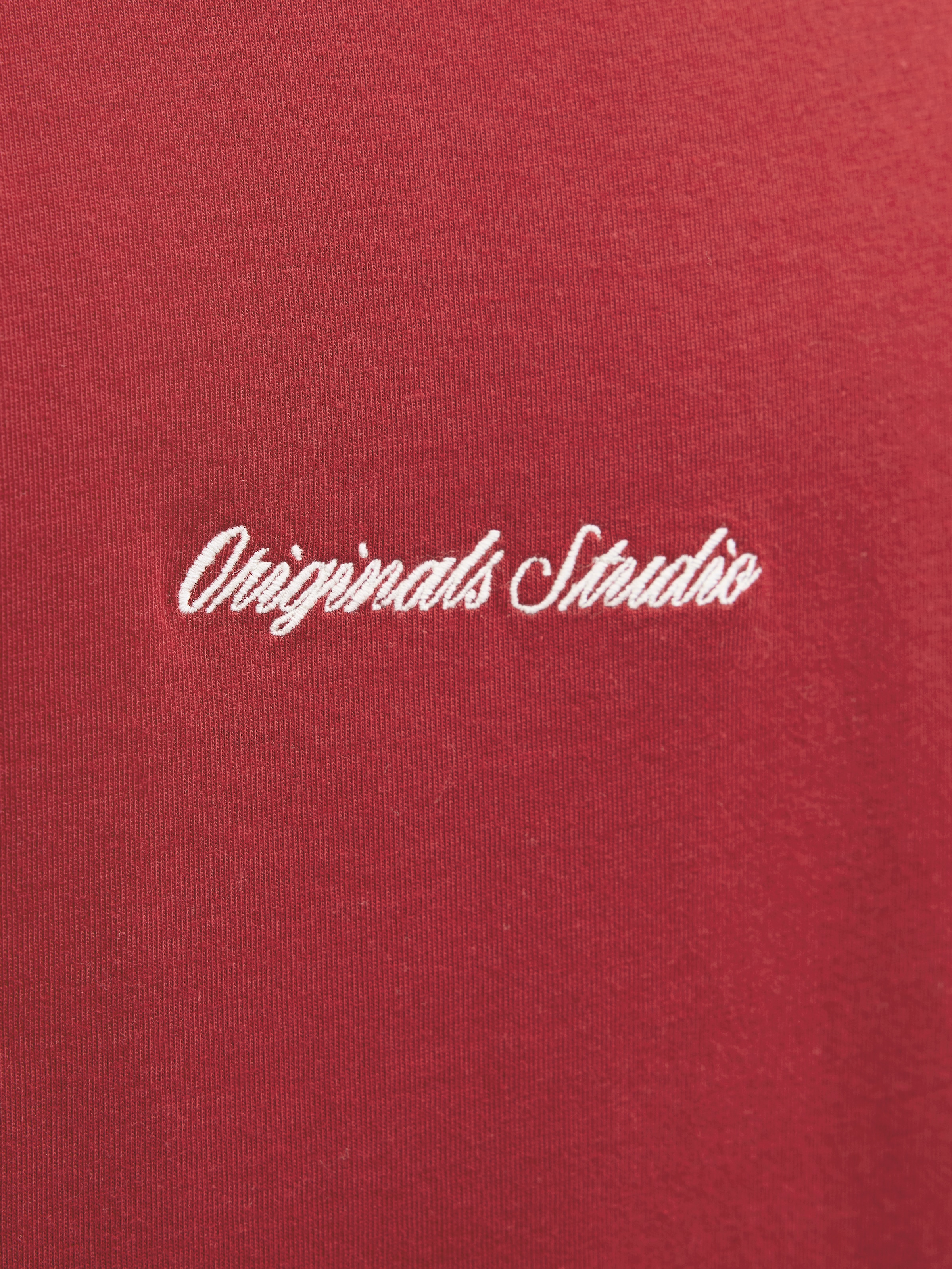 Jack & Jones Rundhalsshirt »JORNORREBRO EMB TEE SS CREW NECK NOOS« Baumwolle, locker geschnitten