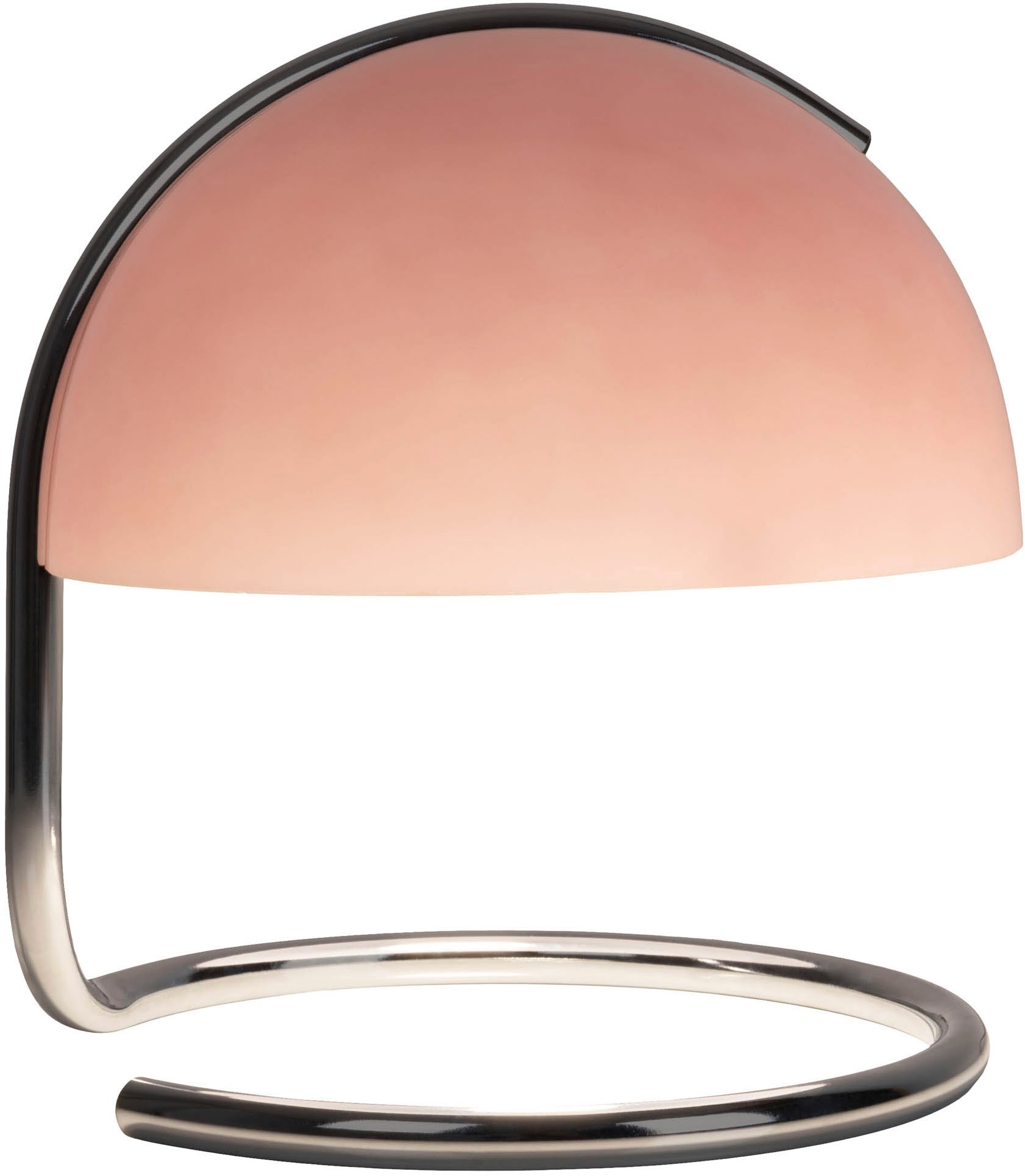 näve Tischleuchte »Burano« E27 1 Stk. halbkugelförmiger Glasschirm, 1x E27, Zuleitung schwarz 150cm