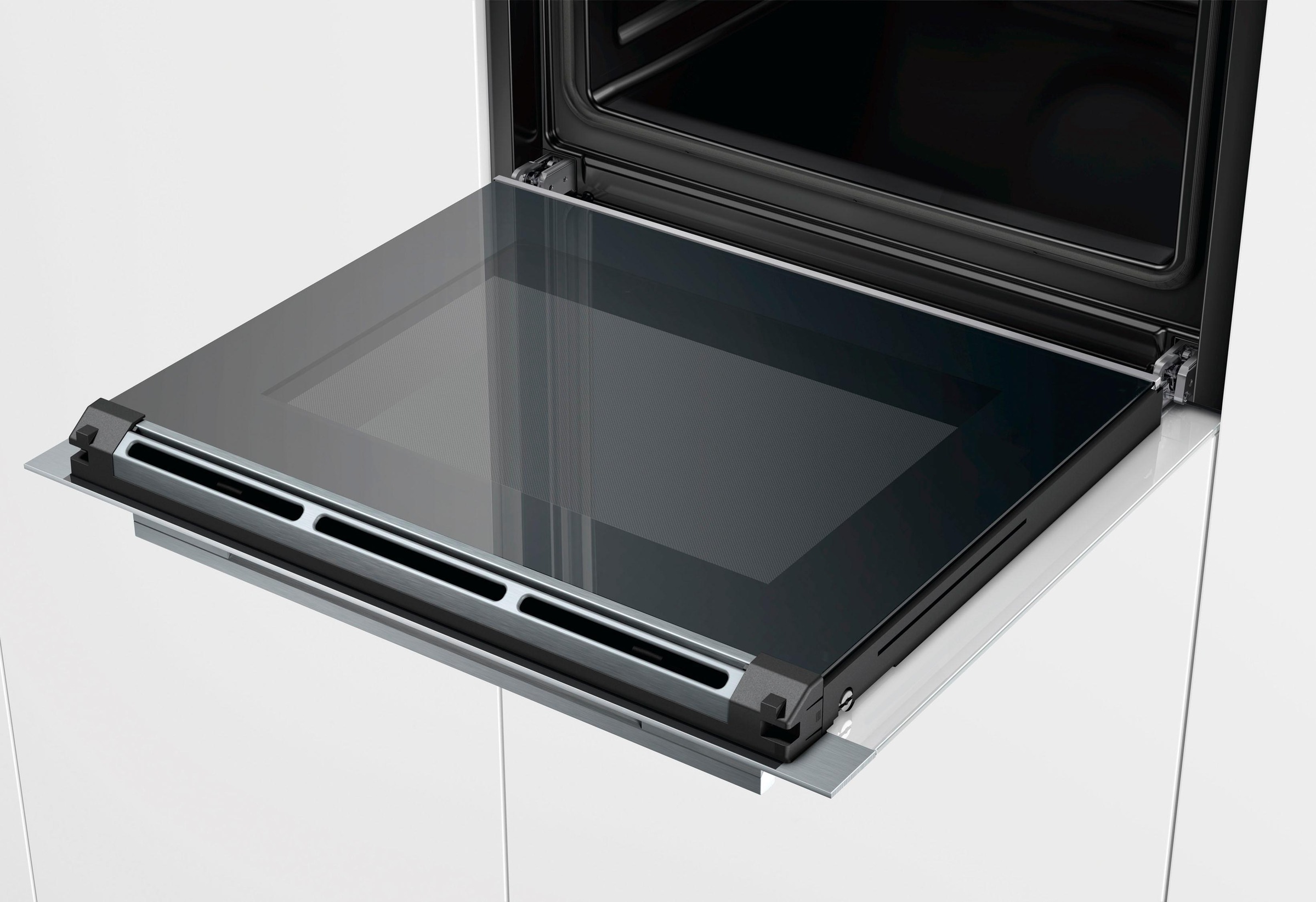 8. Bild von SIEMENS Pyrolyse Backofen »HB674GBW1«, HB674GBW1, mit Teleskopauszug nachrüstbar, Pyrolyse-Selbstreinigung, mit activClean