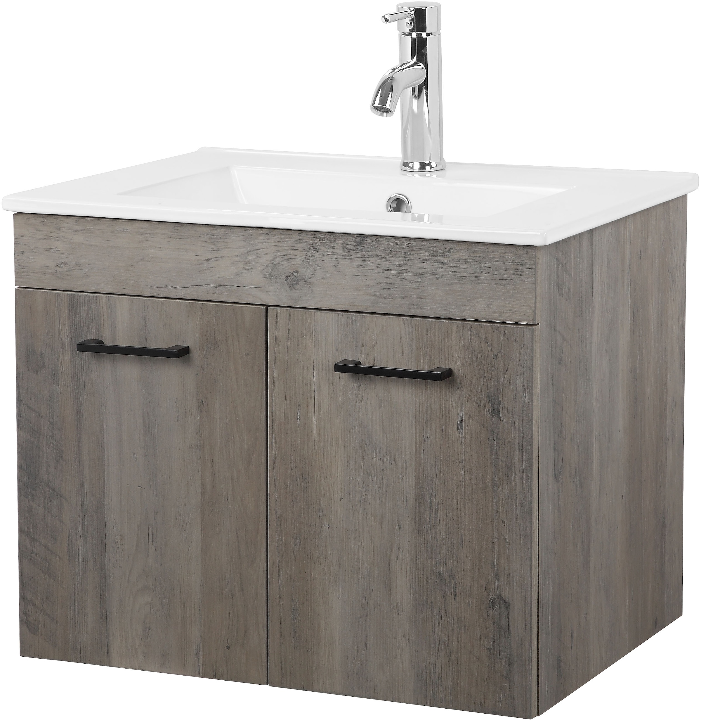 Waschtisch WELLTIME "Florenz, Breite 60cm, 2 Tür, 2 Fächer