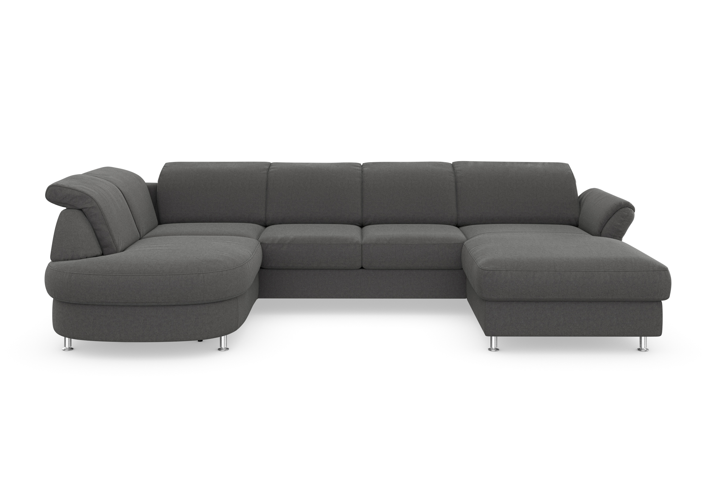 sit&more Wohnlandschaft »Apulia U-Form«, wahlweise Bettfunktion, Bettkasten und Kopf- und Armteilverstellung