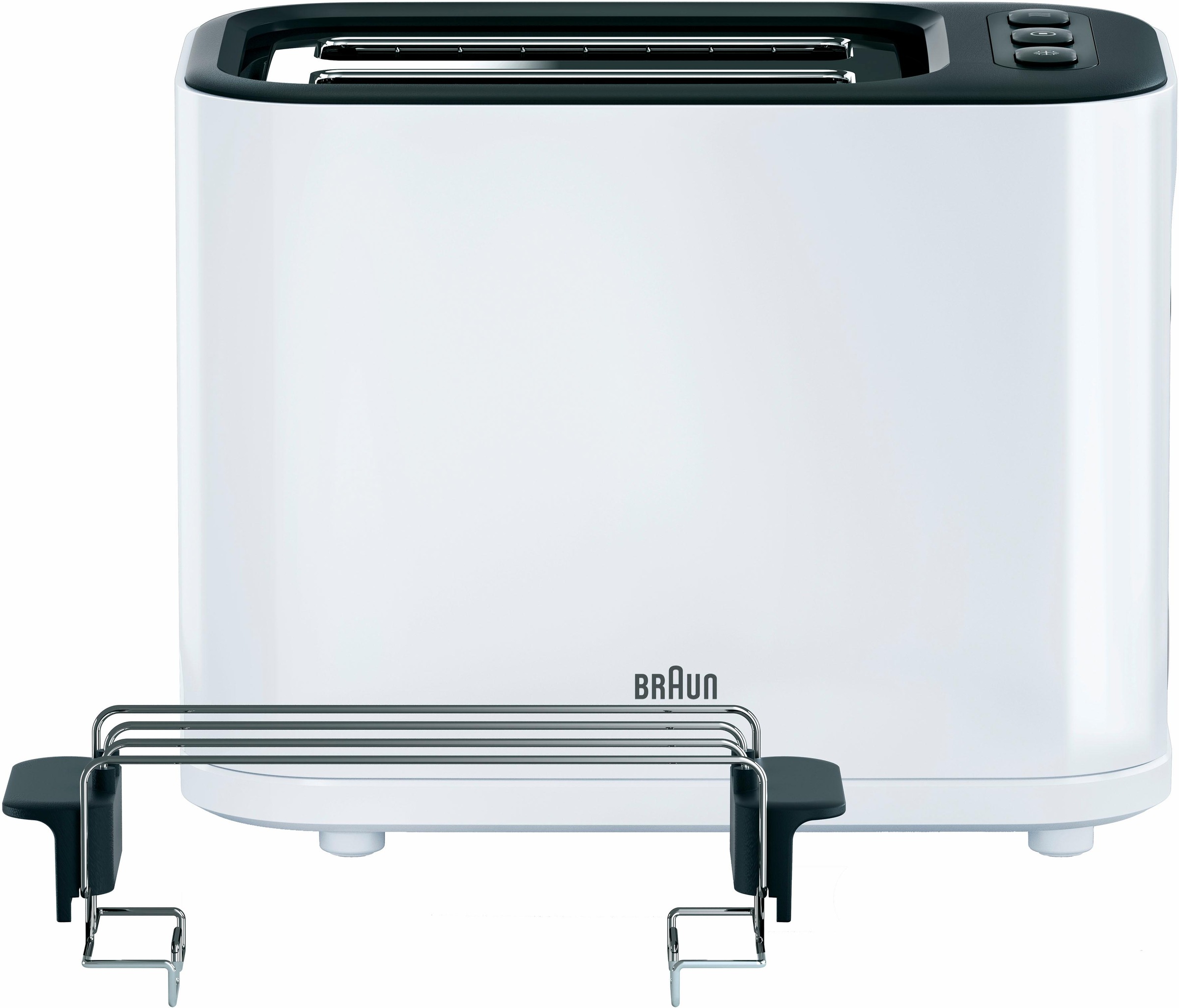 Braun Toaster »PurEase HT 3010 WH - 2 Schlitze, 7 Stufen, Auftau- Aufwärmfu günstig online kaufen