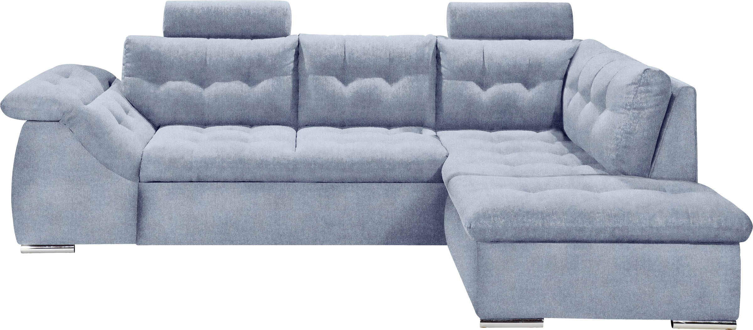 ED EXCITING DESIGN Ecksofa »Oman L-Form« mit Bettfunktion, Bettkasten, Armt günstig online kaufen
