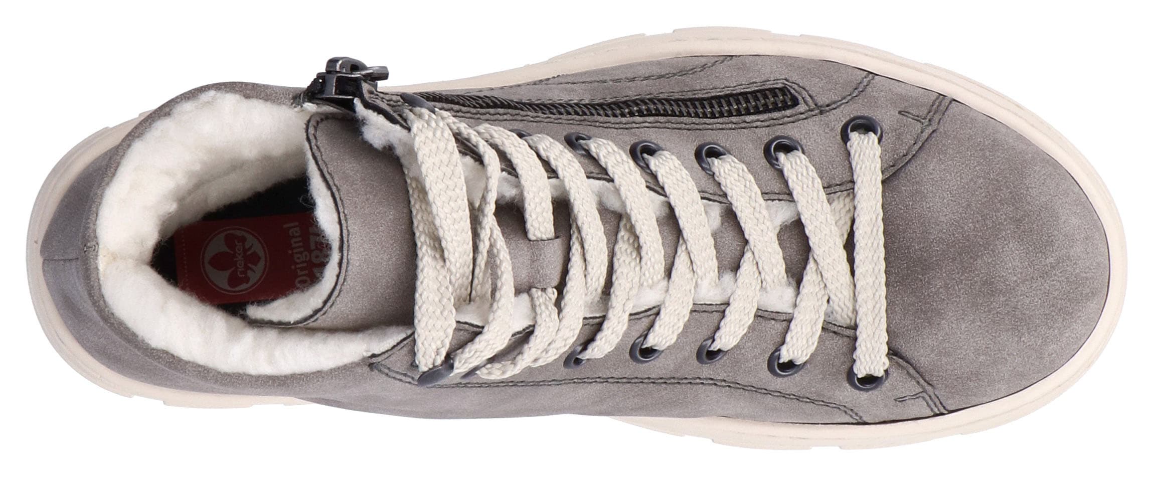 Rieker Winterboots  Plateauboots, Schnürboots mit Reißverschluss an der Außenseite