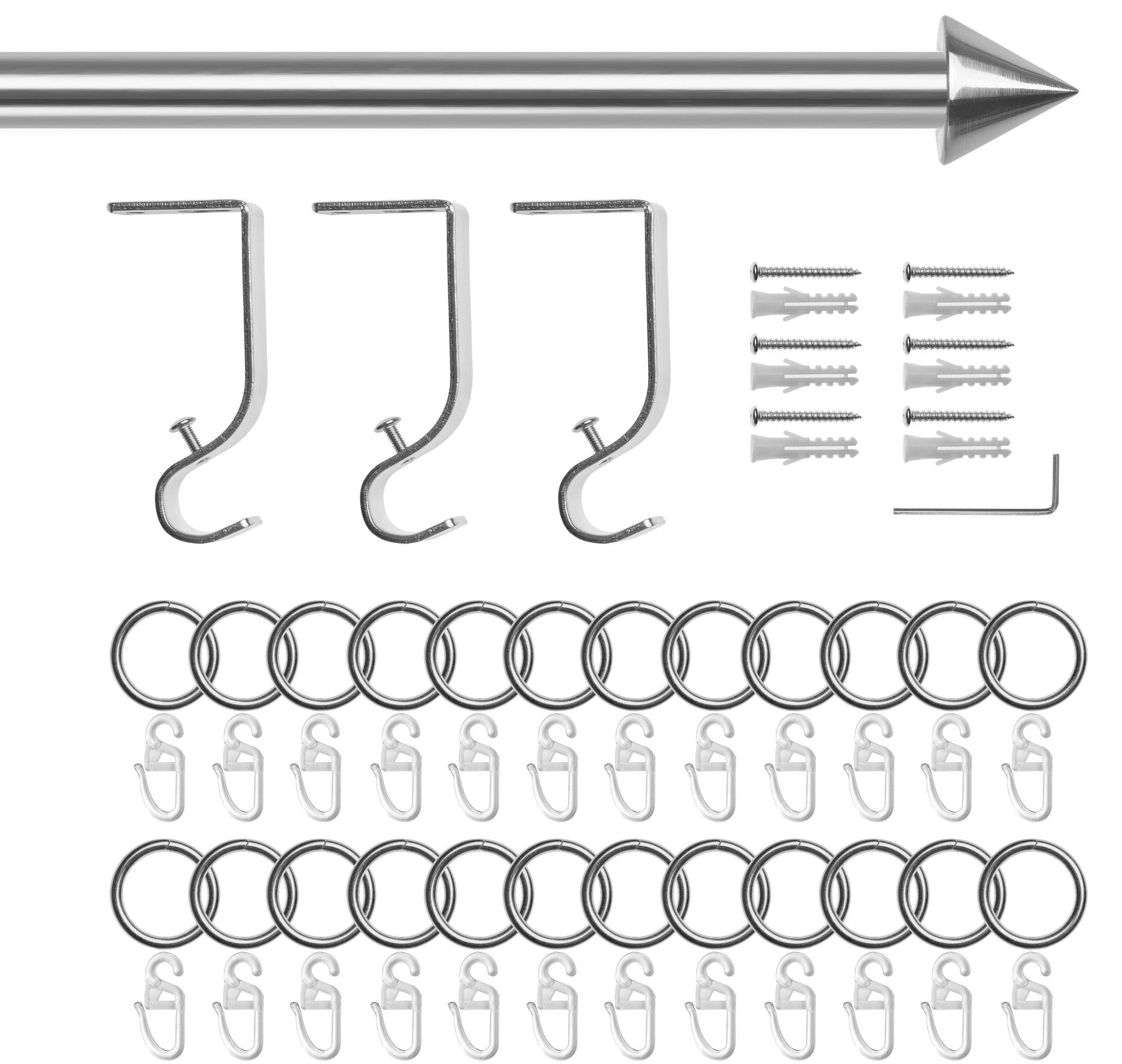 LICHTBLICK ORIGINAL Gardinenstange »Kegel«, 1 läufig-läufig, Fixmaß