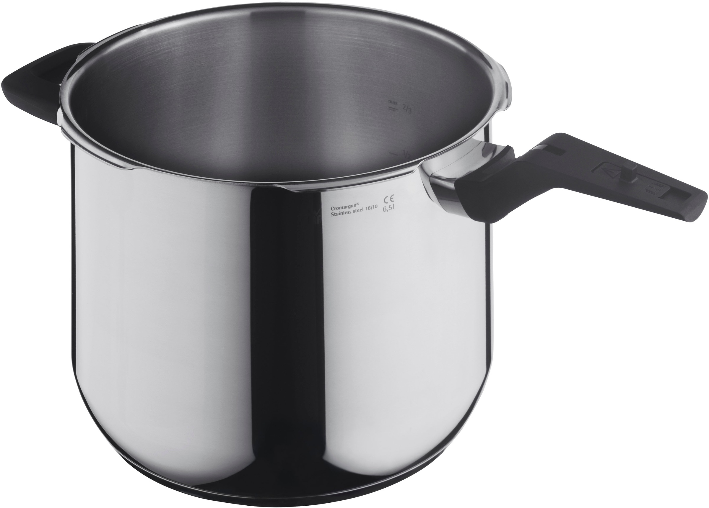 WMF Schnellkochtopf »Perfect Premium, 6,5 Liter Dampfkochtopf«, Edelstahl, All-in-One-Bedienknopf, Kochanzeige, Sicherheitssystem