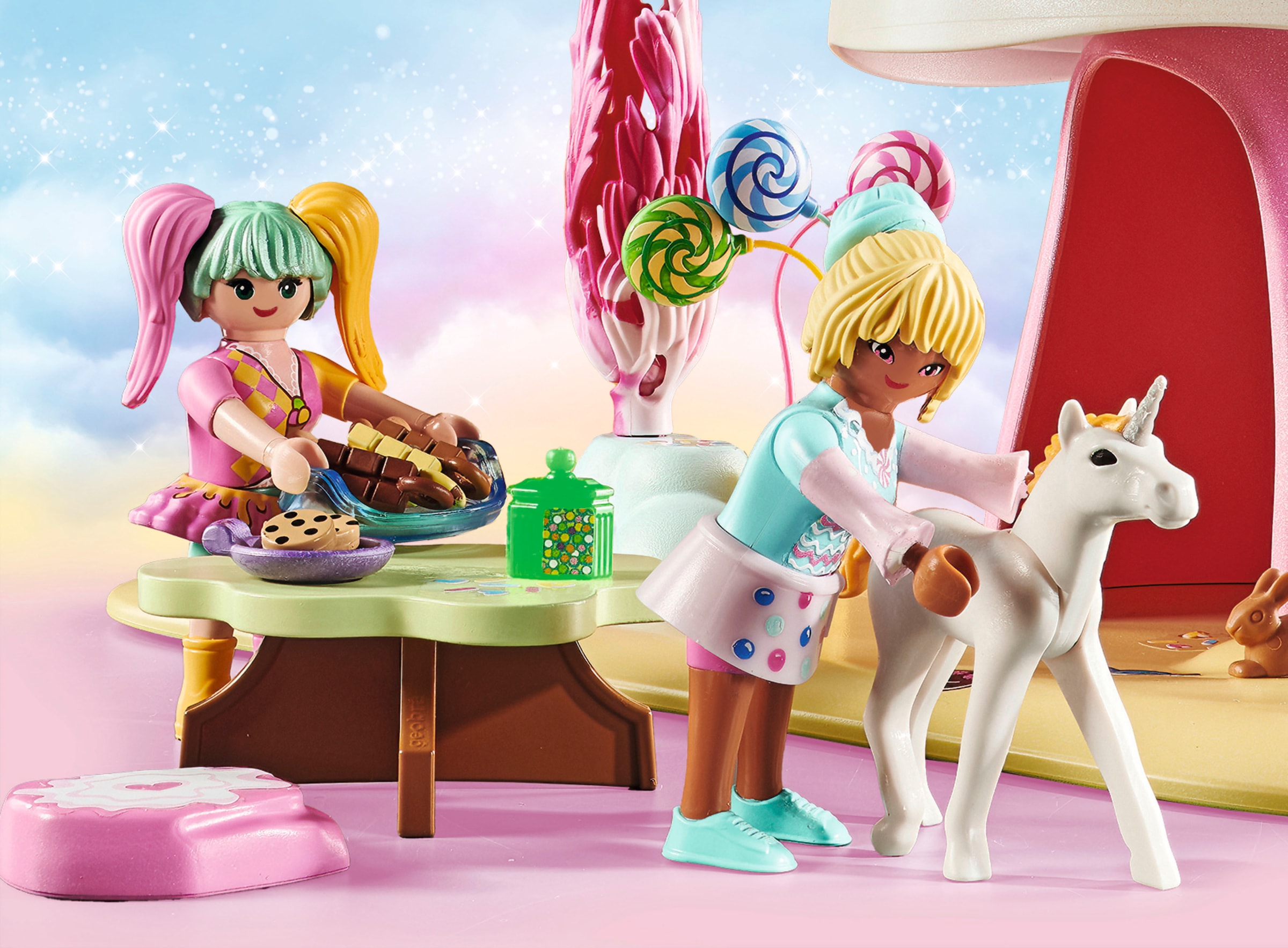 Playmobil® Konstruktions-Spielset »Zuckersüßes Paradies (71579), Princess Magic«, (129 St.), Made in Europe