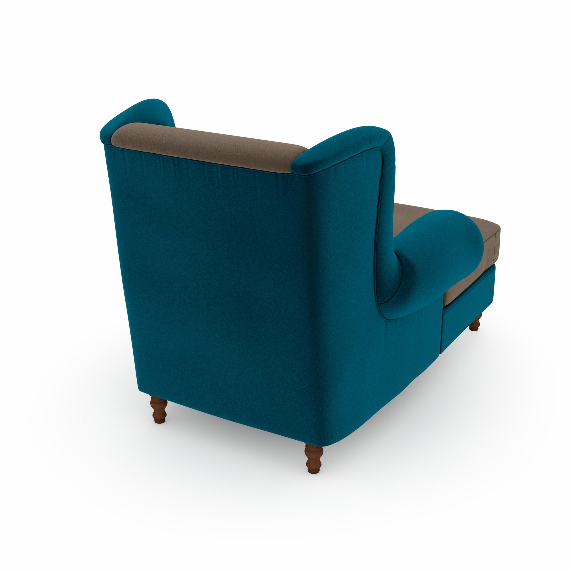 Max Winzer® Ohrensessel »Madeleine, Relaxsessel, Designsessel mit hohem Sitzkomfort«, Samtvelours Bezug in vielen Farbkombinationen