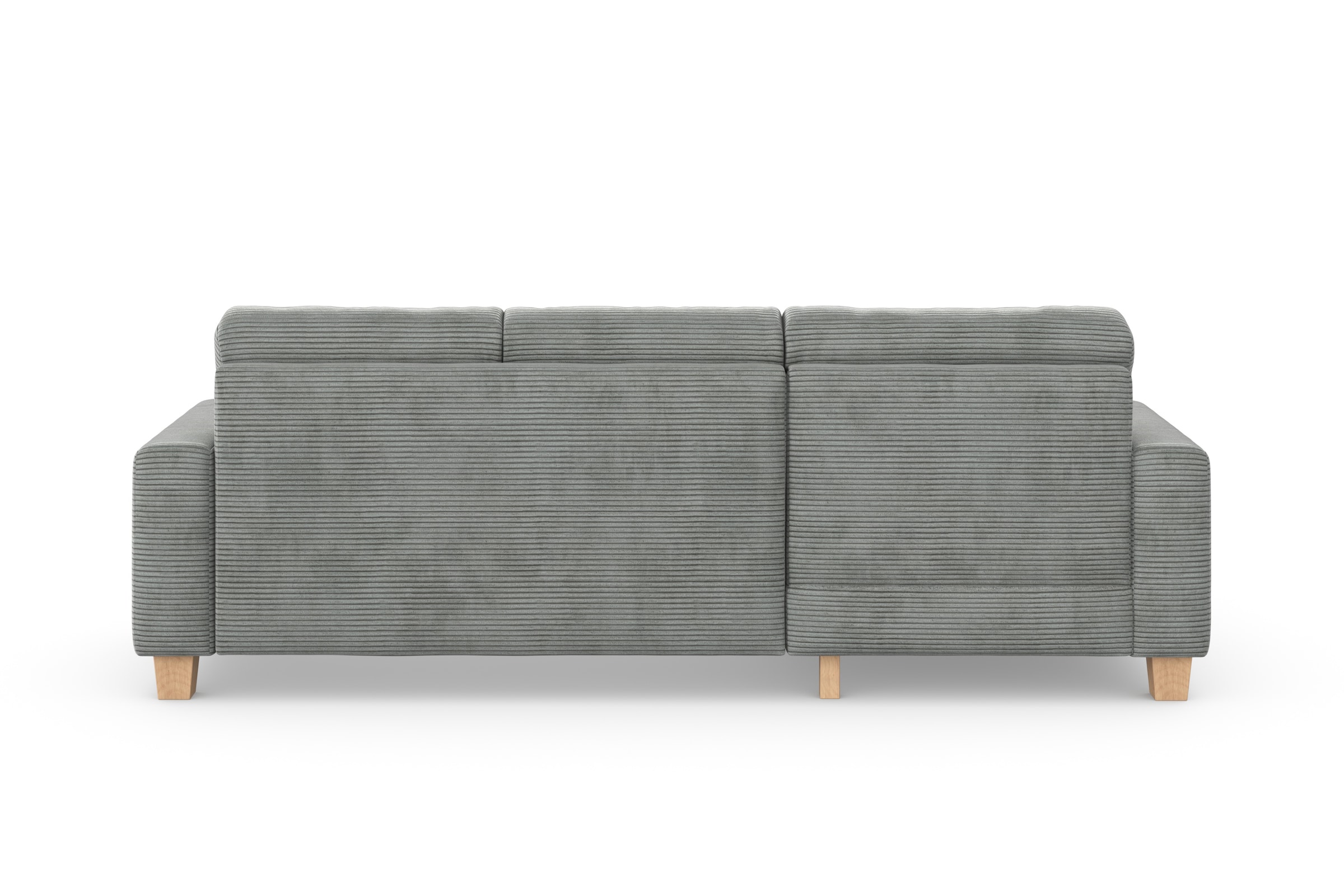Home affaire Ecksofa »Summer L-Form«, mit Recamiere, mit oder ohne Bettfunktion und Bettkasten, Cord-Bezug