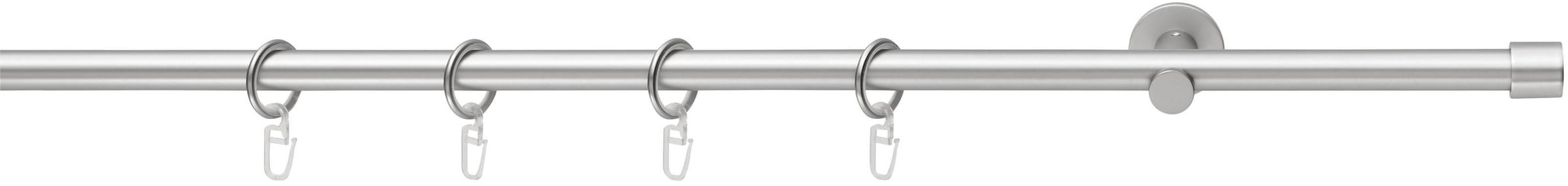 Good Life Gardinenstange »CAP« Ø 16 mm 1 läufig-läufig Fixmaß mit Ringen günstig online kaufen