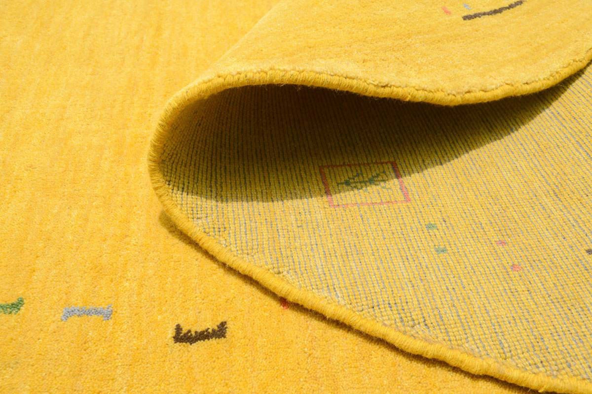 morgenland Wollteppich »GABBEH FEIN FENTH«, oval, 18 mm Höhe, reine Schurwolle bunte Bordüre, Wohnzimmer