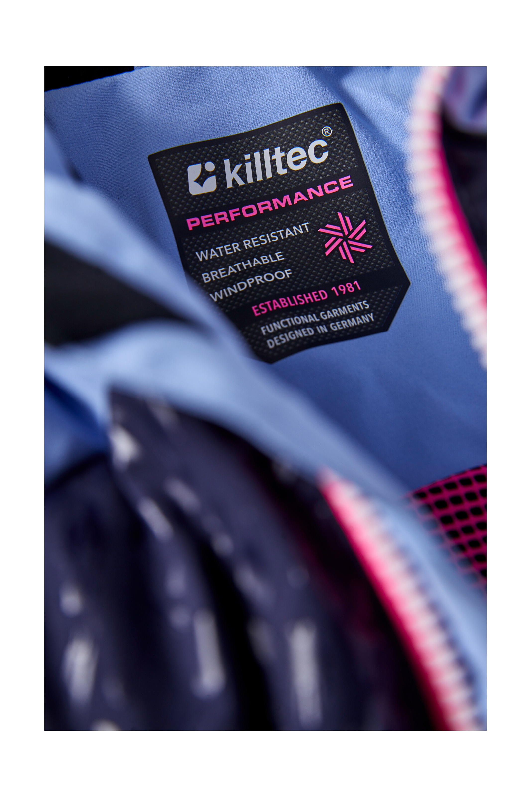 Killtec Skijacke »KSW 342 GRLS SKI QLTD JCKT«, Wasserabweisende, atmungsaktive Skijacke mit verstellbaren Bündchen