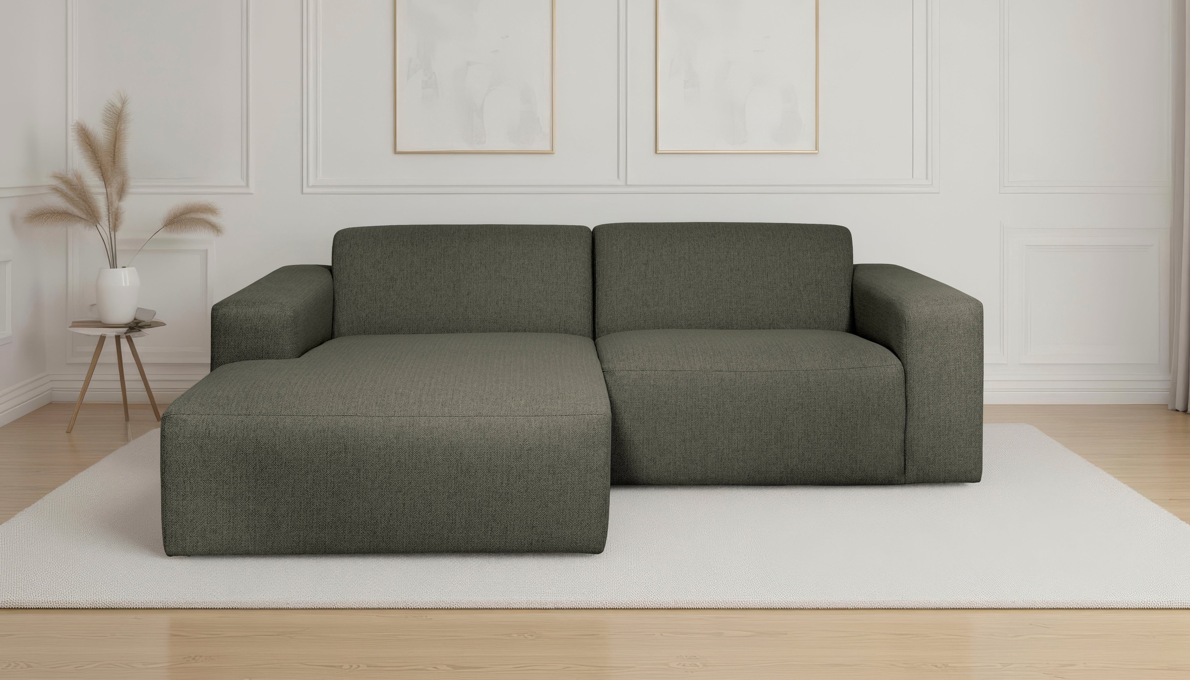 OTTO home Ecksofa »Koa, 228 cm, L-Form, Modulsofa in Cord, Chenille, Strukt günstig online kaufen