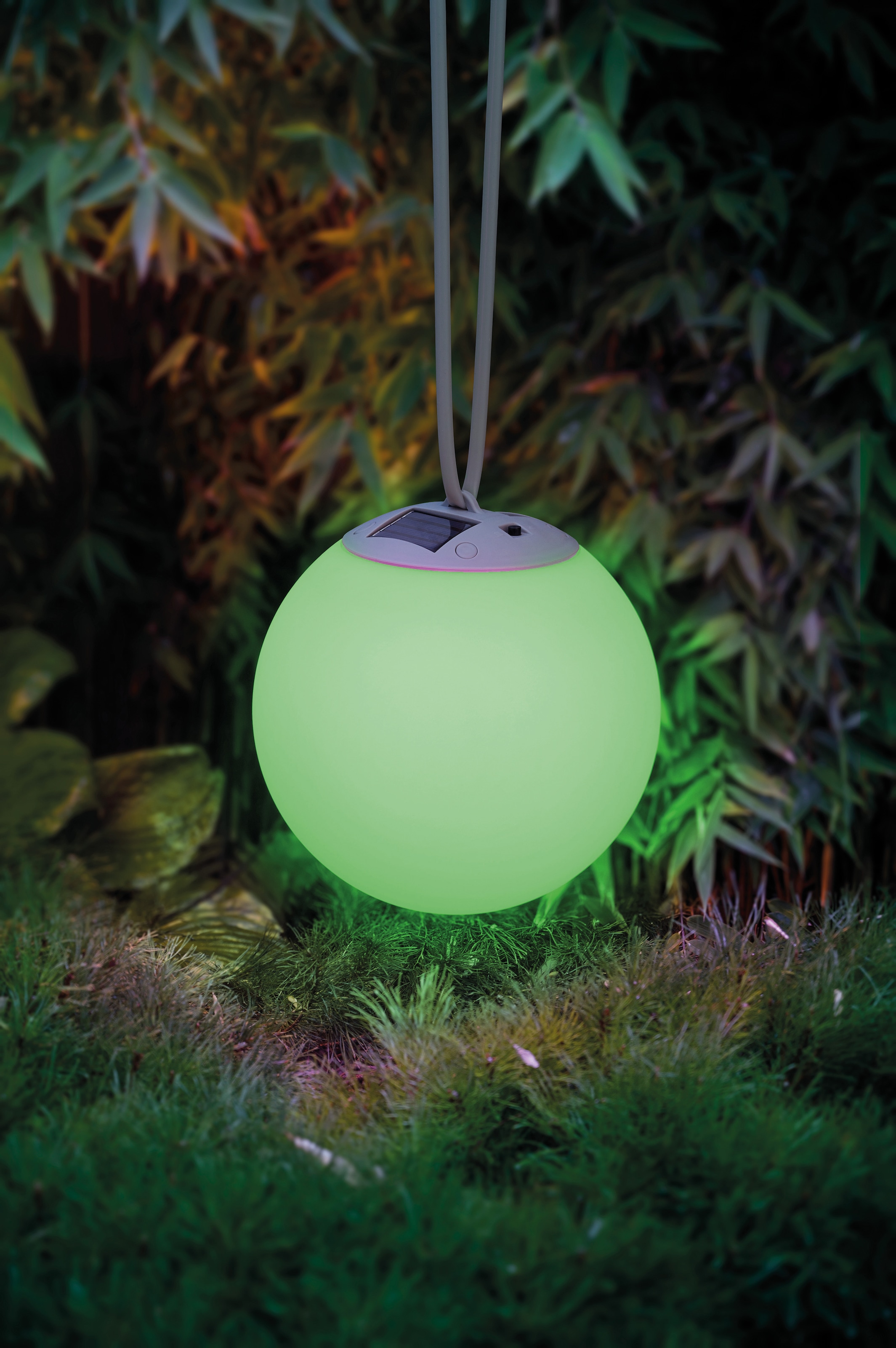 my home LED Solarleuchte »Orlaith, LED-Solar Kugel Ø 20 cm, hängend«, Leuchtmittel LED-Modul | LED fest integriert, mit Aufhänung