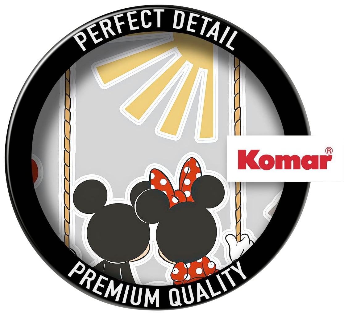 Komar Wandtattoo »Mickey Swing - Größe 50 x 70 cm«, (7 St.), selbstklebend, Wandsticker, Kinderzimmer