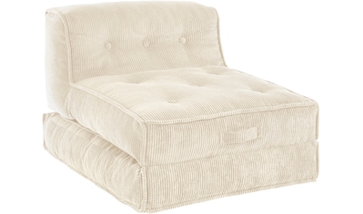 INOSIGN Sessel »Missy«, Loungesessel aus weichem Cord, in 2 Größen, mit Schlaffunktion... kaufen