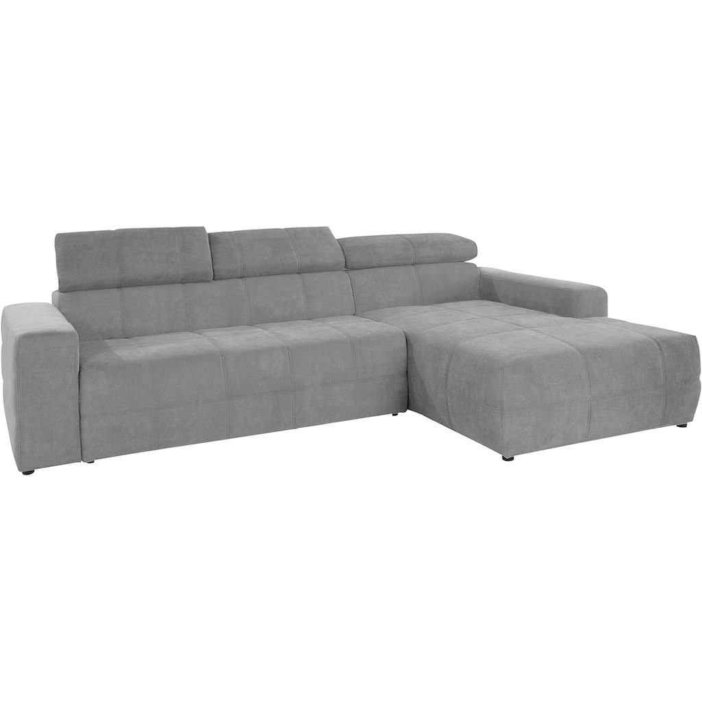 DOMO collection Ecksofa »Brandon große Ausführung B/T/H: 289/177/80 cm, auch in Leder und Cord«