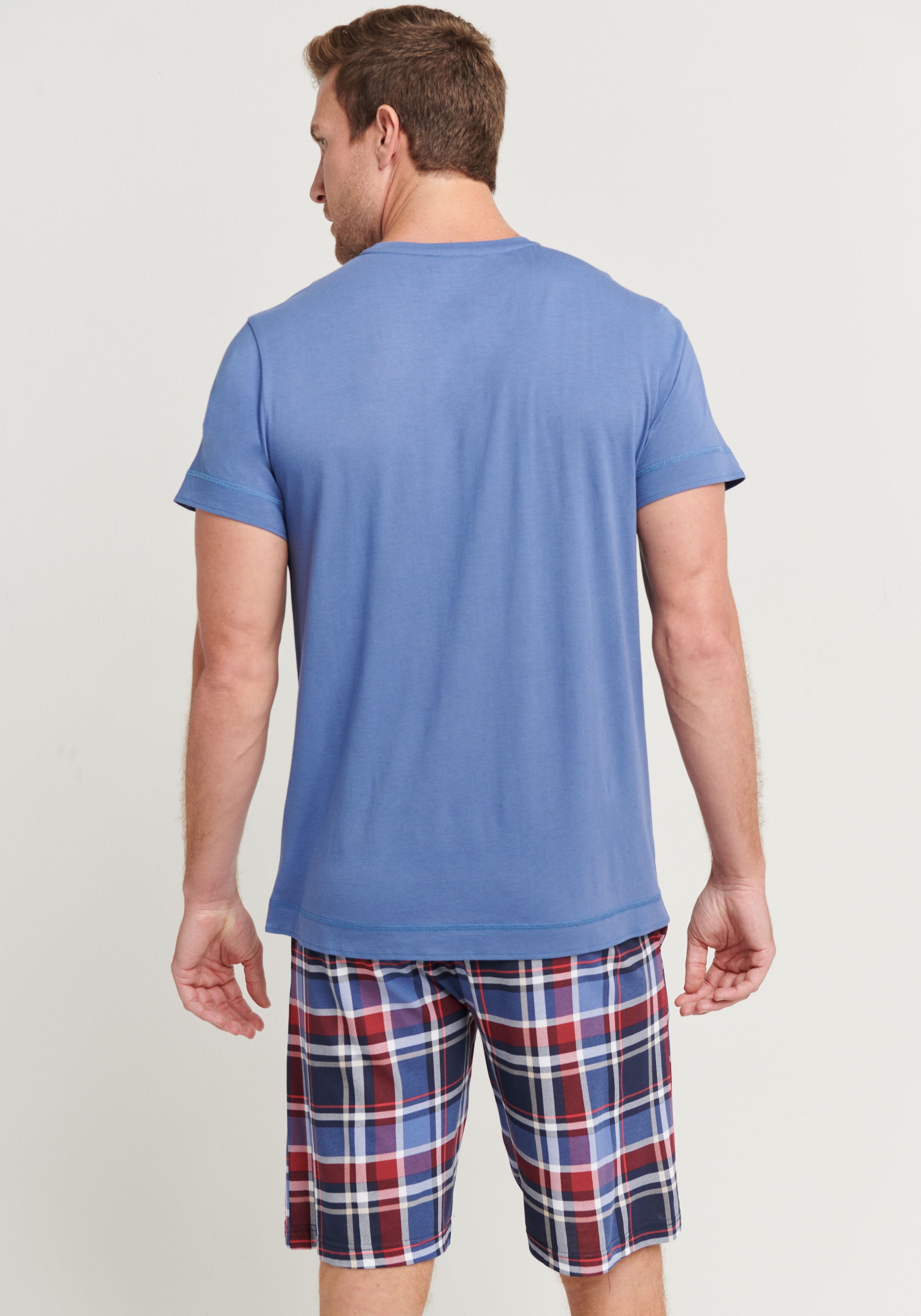Jockey Shorty »Everyday ½ Knit Short Pyjama«, (2 tlg.), Seitentaschen, Lockere Passform