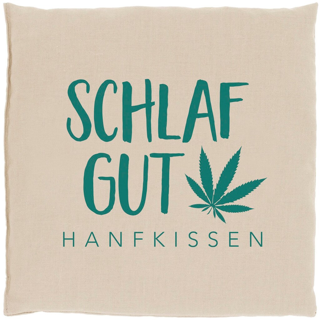 herbalind Kräuterkissen »Hanfkissen Schlaf Gut«, (1 tlg.)