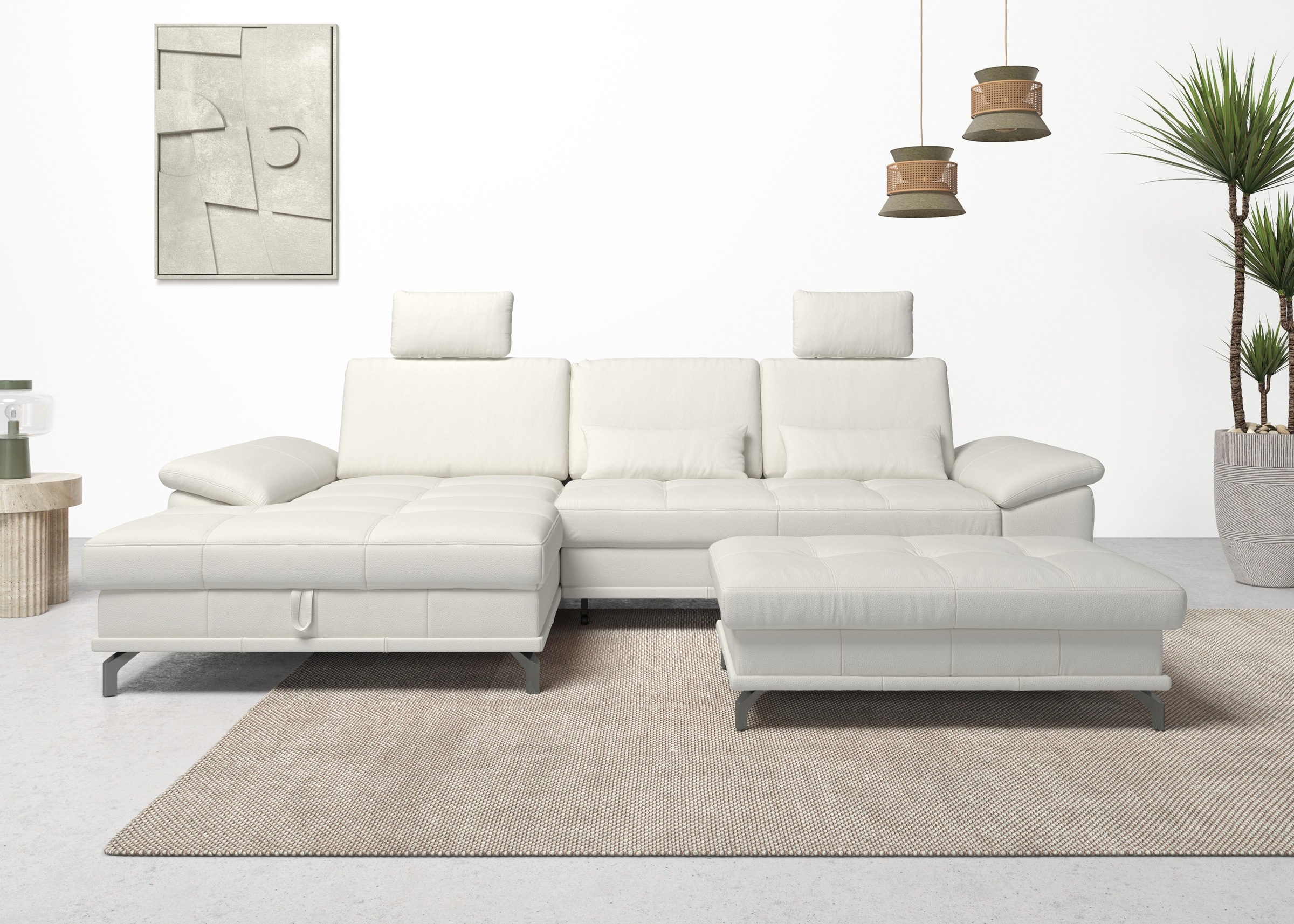 OTTO home Ecksofa »Costello L-Form, B: 301 cm mit Sitztiefen-, Armteilverst günstig online kaufen