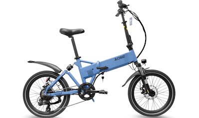 E-Bike »City III blau 36V / 10,4Ah«, 3 Gang, Shimano, 7-Gang Shimano Kettenschaltung,...