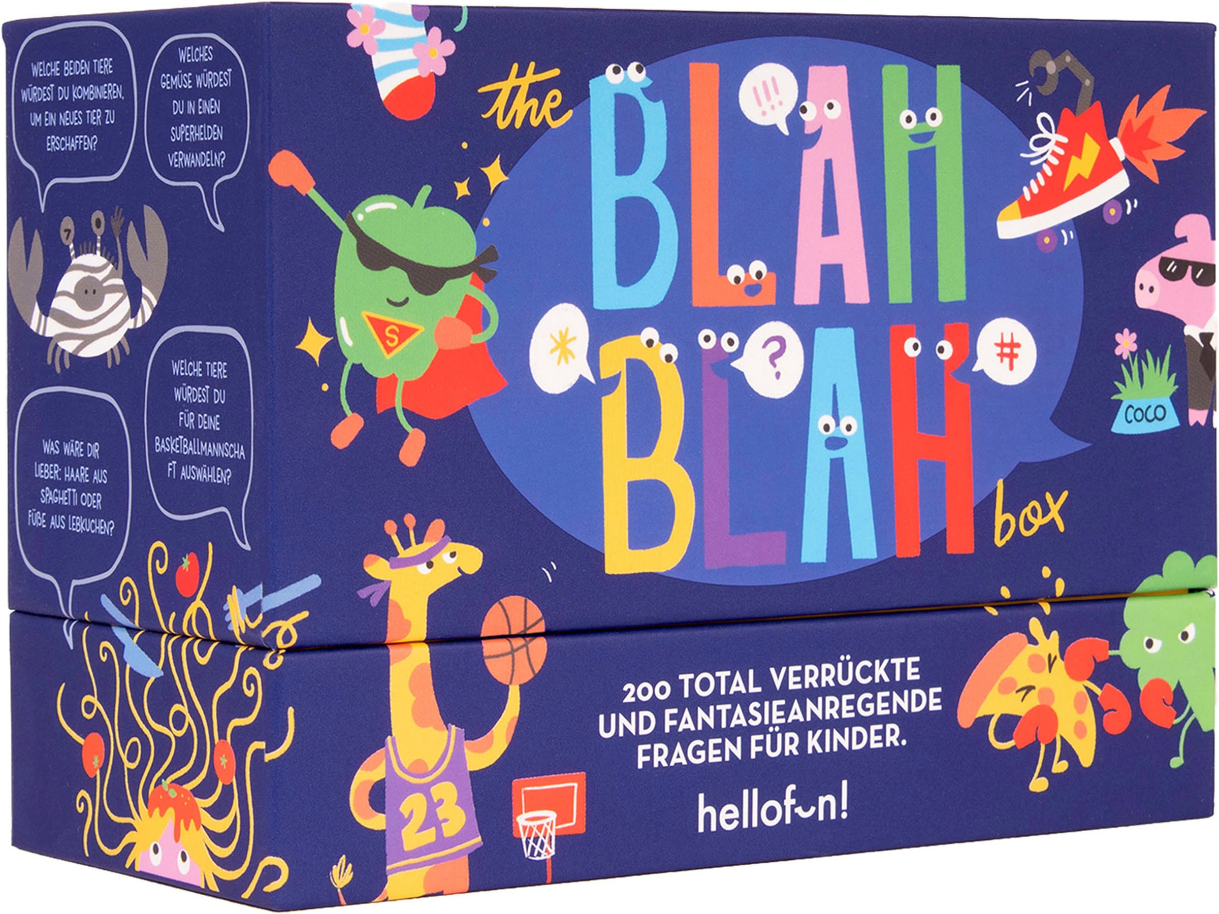 hellofun! Spiel »The Blah Blah Box«