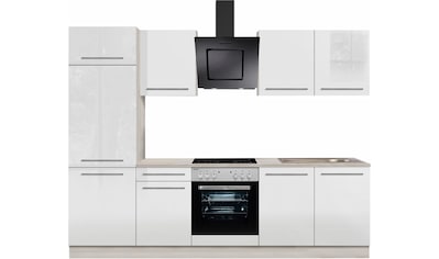 OPTIFIT Küchenzeile »Bern«, mit E-Geräten, Breite 270 cm, mit höhenverstellbaren... kaufen