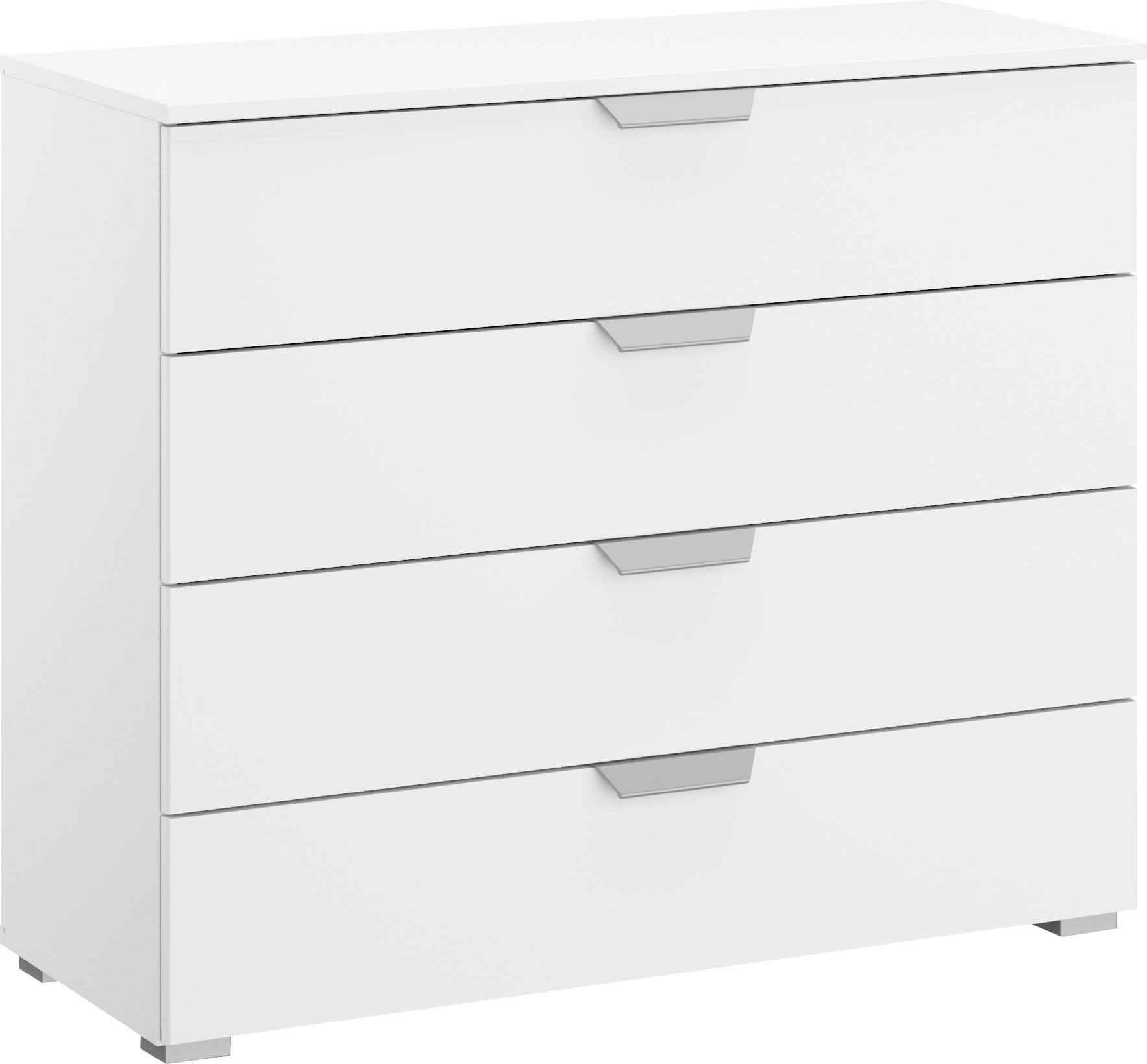 rauch Schubkastenkommode »Sideboard Schubladenkommode ORIAS mit Dekor- oder Hochglanzfront«, mit 4 Schubkästen und 2 Türen sowie Metallgriffen MADE IN GERMANY