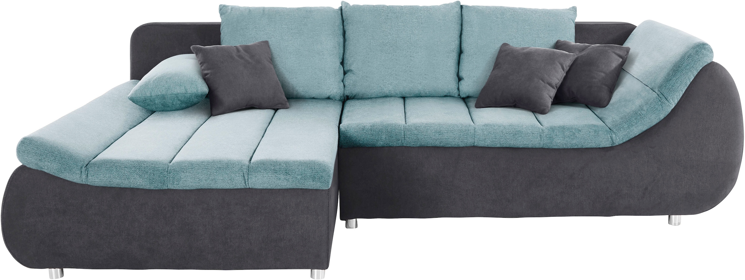 Home affaire Ecksofa »Imola, elegant und modern, aktuelle Steppung im Sitz, günstig online kaufen