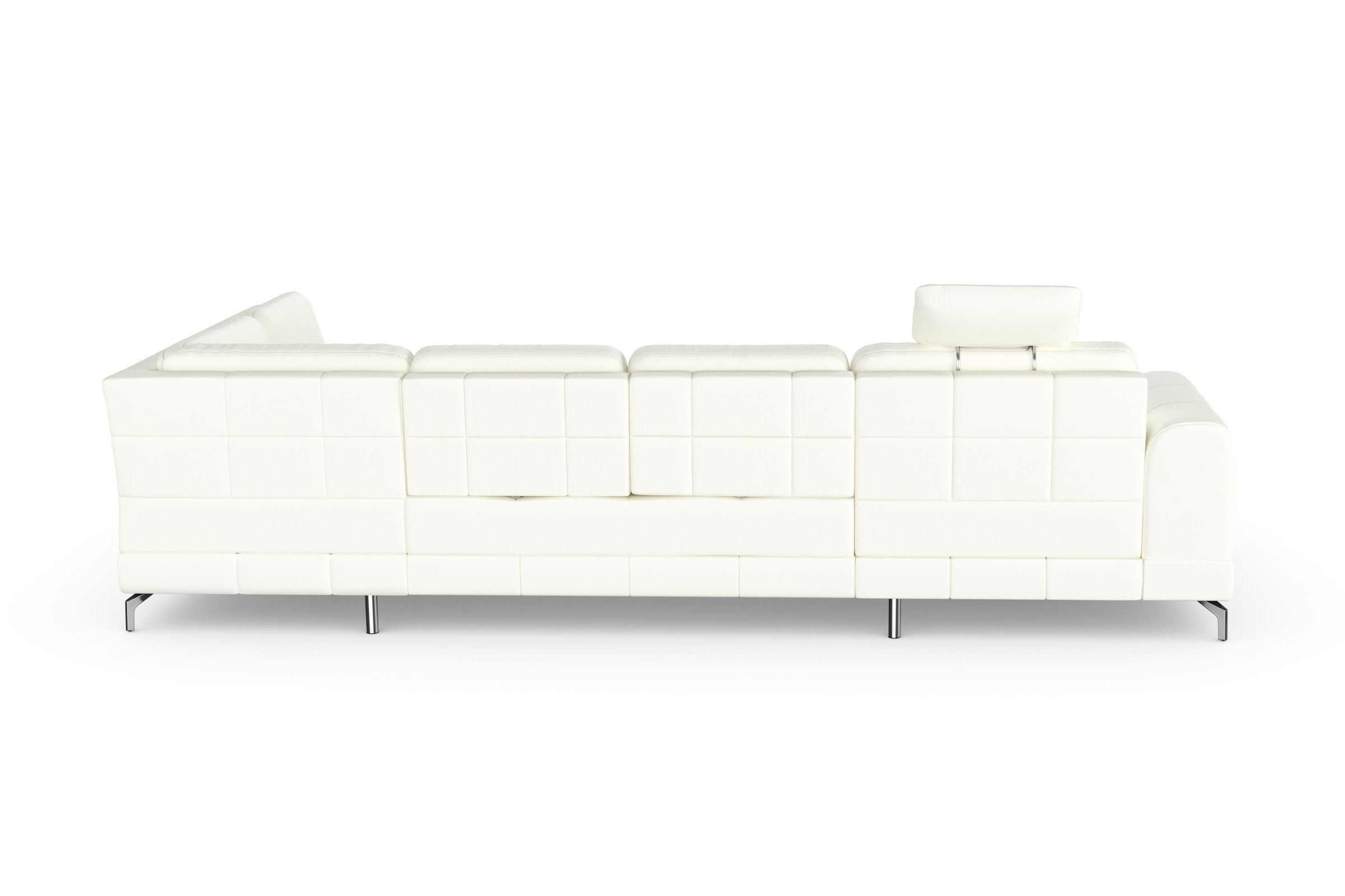 sit&more Wohnlandschaft »Bendigo U-Form«, inklusive Sitztiefenverstellung, Bodenfreiheit 12 cm, in 2 Fußfarben