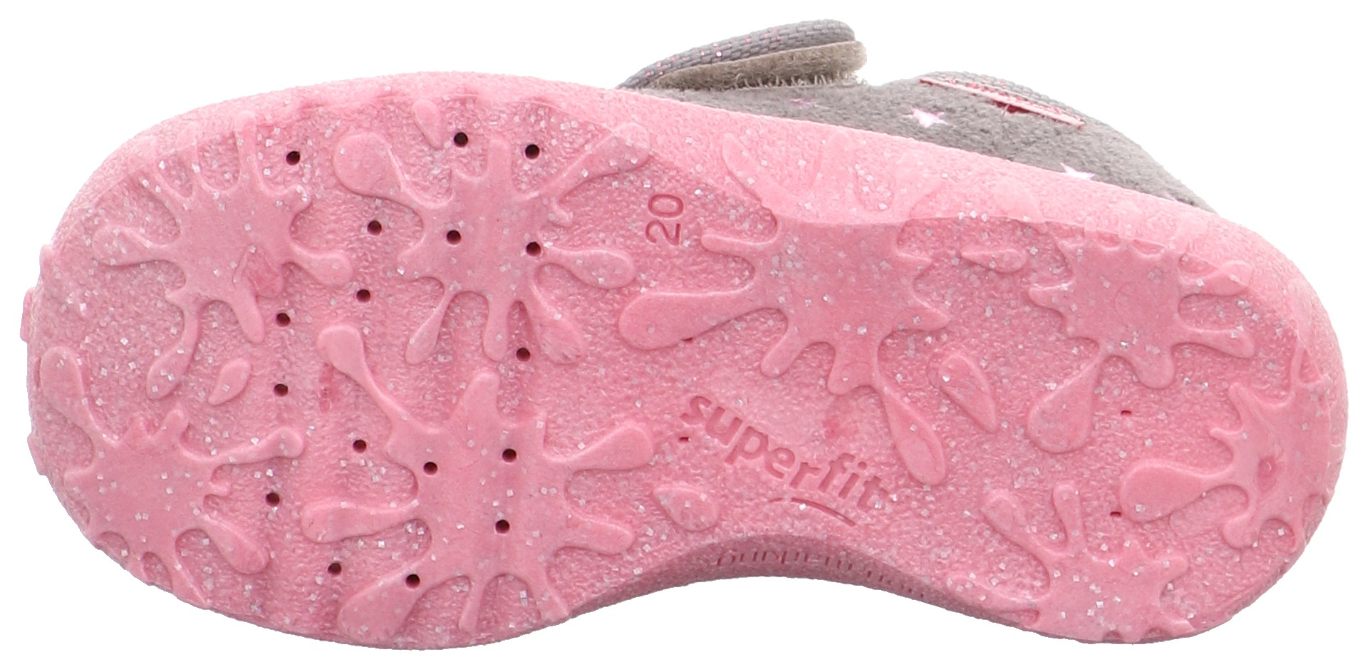 Superfit Hausschuh »SPOTTY WMS: Mittel«, Klettschuh, Kindergarten Schuh mit Motiv, Größenschablone zum Download