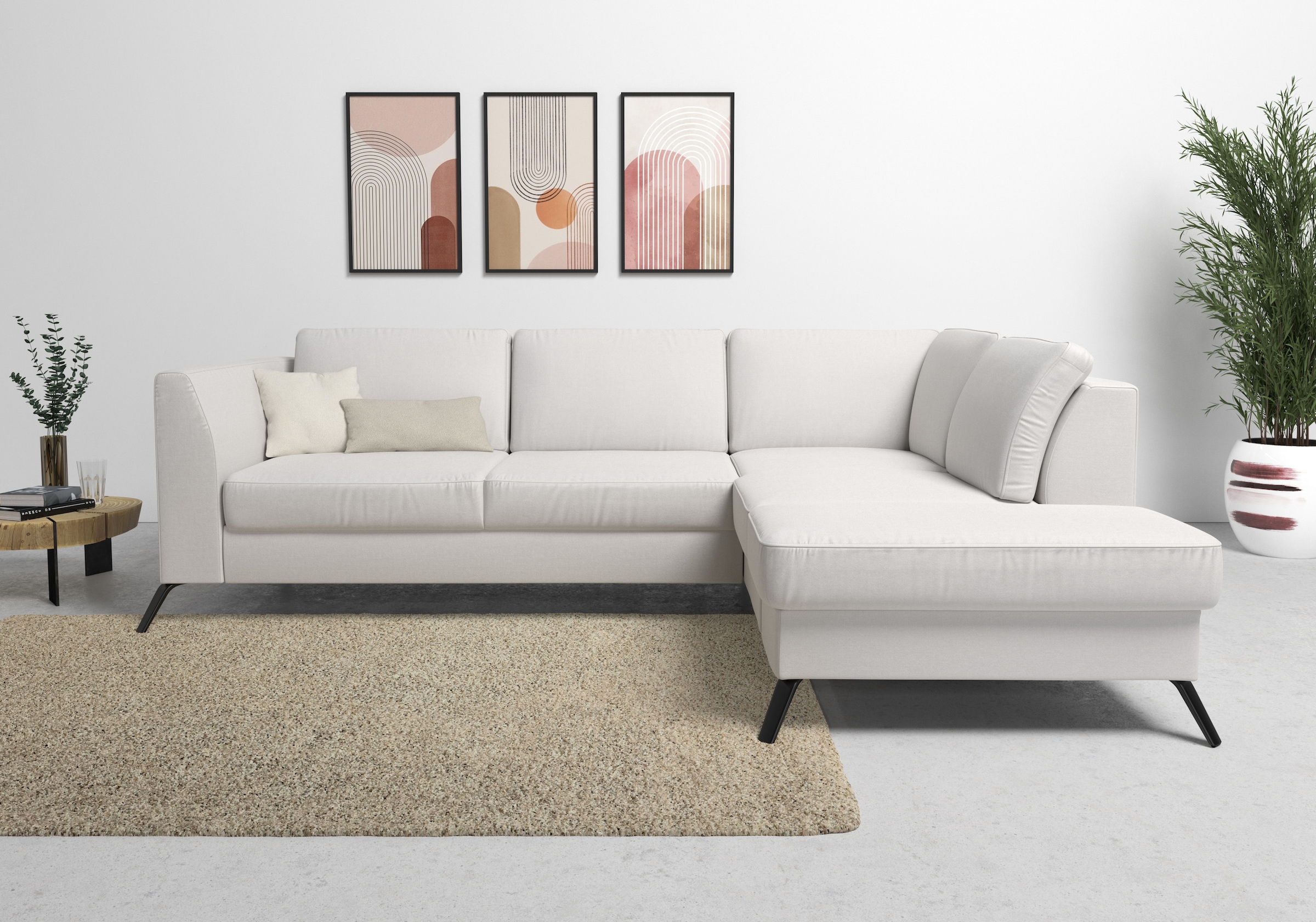 sit&more Ecksofa »Olsen L-Form«, inklusive Sitztiefenverstellung, wahlweise günstig online kaufen