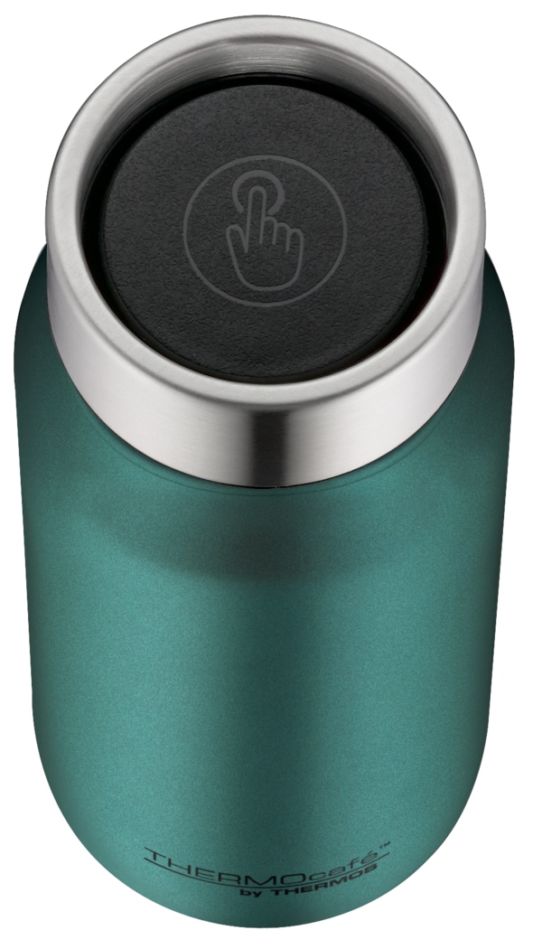 THERMOcafé Thermobecher »TC DRINKING MUG, absolut dicht, spülmaschinenfest«, (1 tlg.), 0,5l, 9h heiß & 20h kalt, zerlegbares Push Button Lid