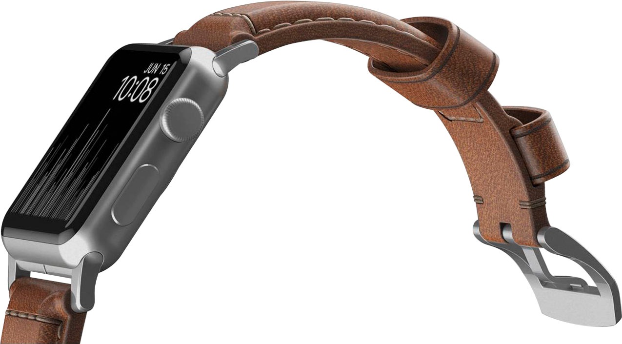 Nomad Smartwatch-Armband »Strap Trad. Lthr. Brown Connect. 42/44/45/49mm«