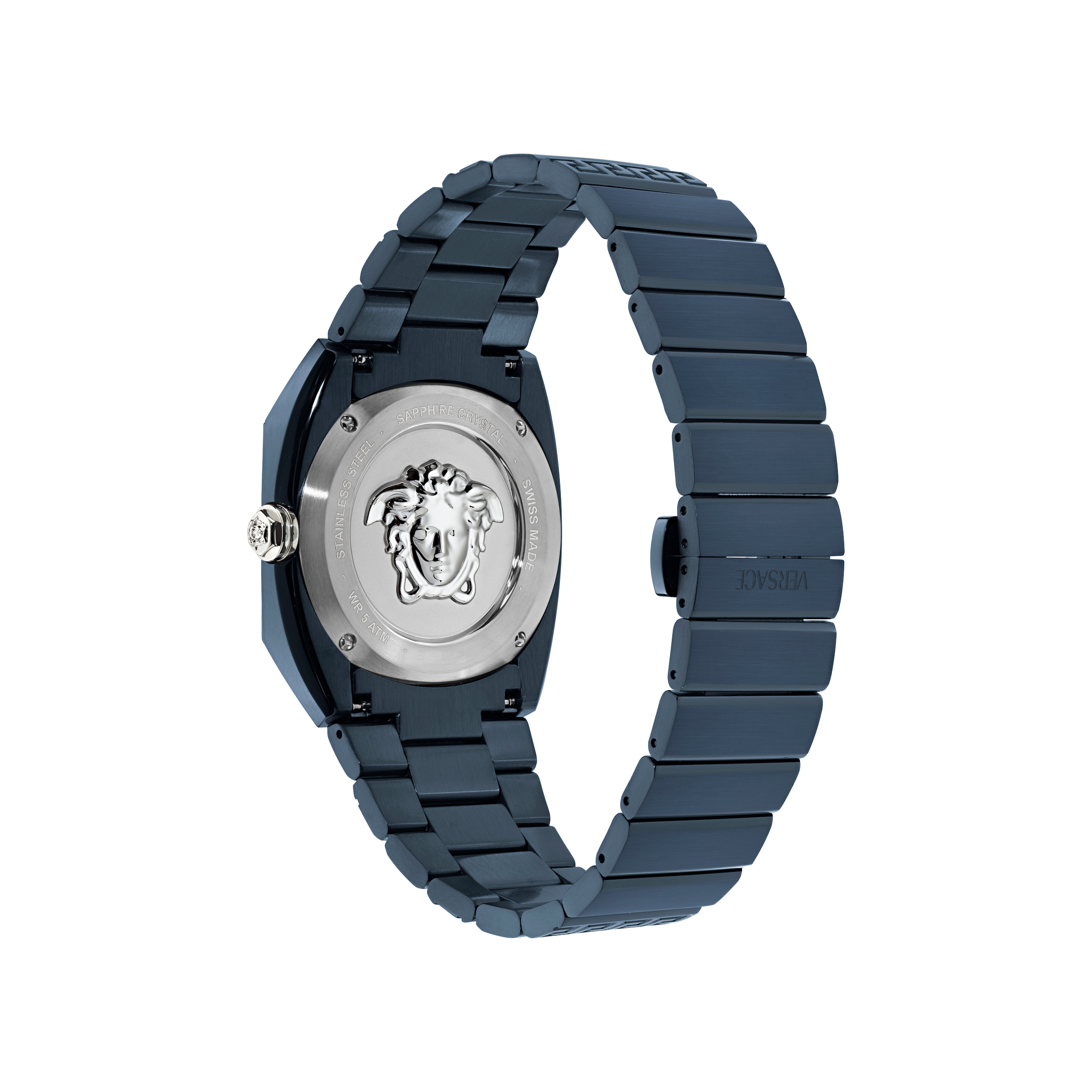 Versace Quarzuhr »MEDUSA ANTARES« Armbanduhr, Herrenuhr, Swiss Made, Edelstahlarmband, analog