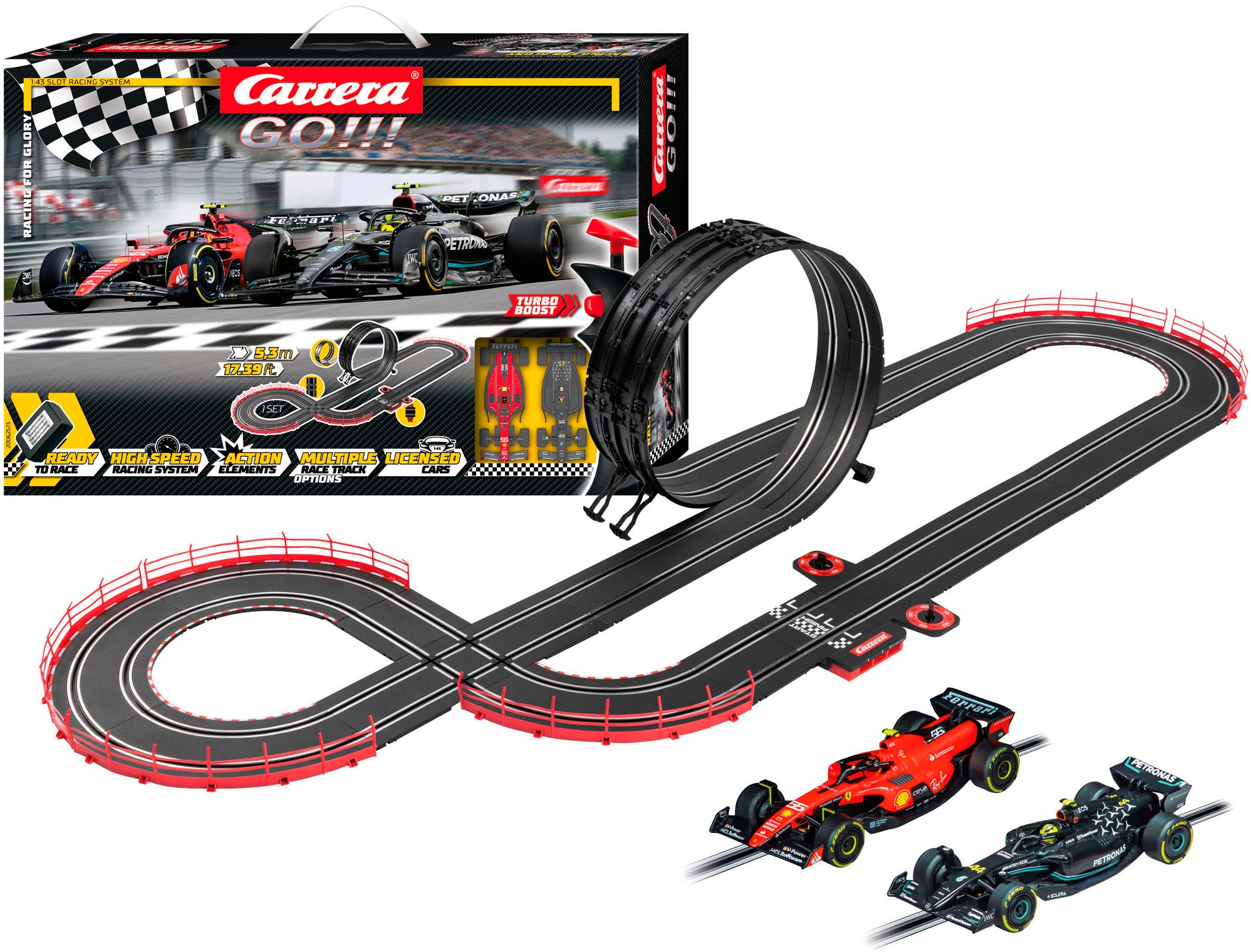 Carrera® Autorennbahn »Carrera GO!!! - Racing for Glory (Formel 1)«
