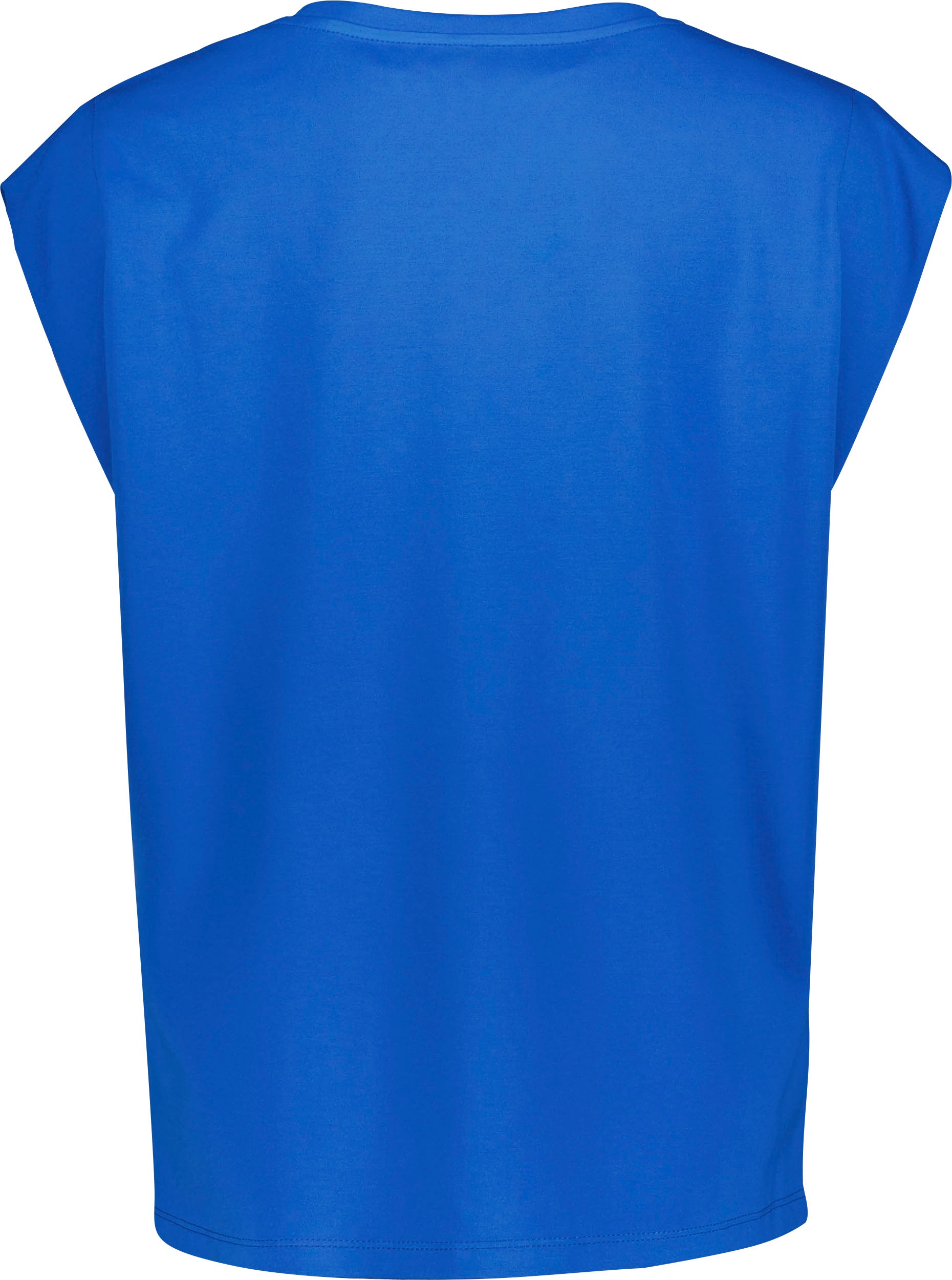 IMPERIAL T-Shirt »Ärmelloses "Punto Milano" Shirt mit eingeschlagen Armlochdetail«