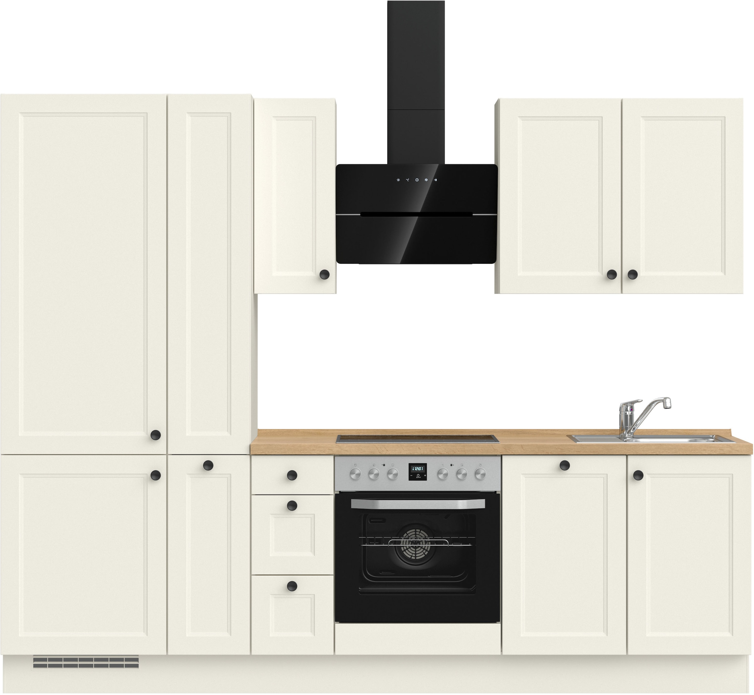 nobilia® Küchenzeile »"Cascada II"«, vormontiert, Breite 270 cm, Ausrichtun günstig online kaufen