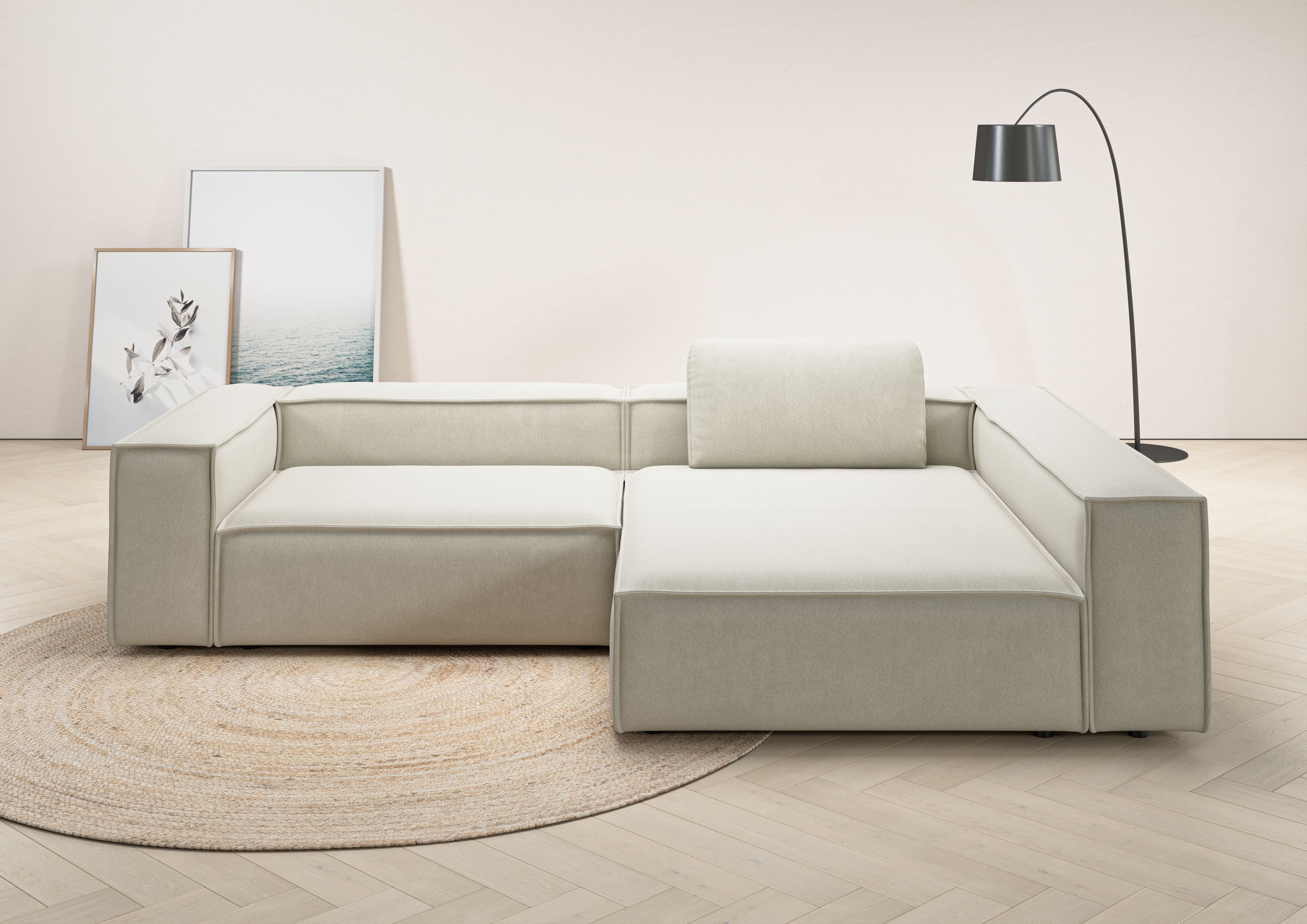 Home affaire Ecksofa »Watertown, moderne XXL L-Form, 306 cm breit« Komforta günstig online kaufen
